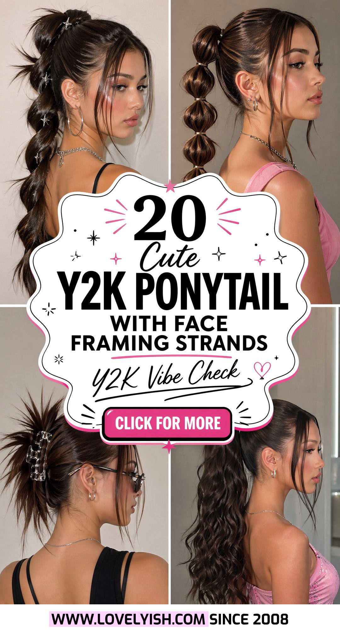 20 Cute Y2K Ponytail With Face Framing Strands to Try Now - 20 Cute Y2K Ponytail With Face Framing Strands to Try Now