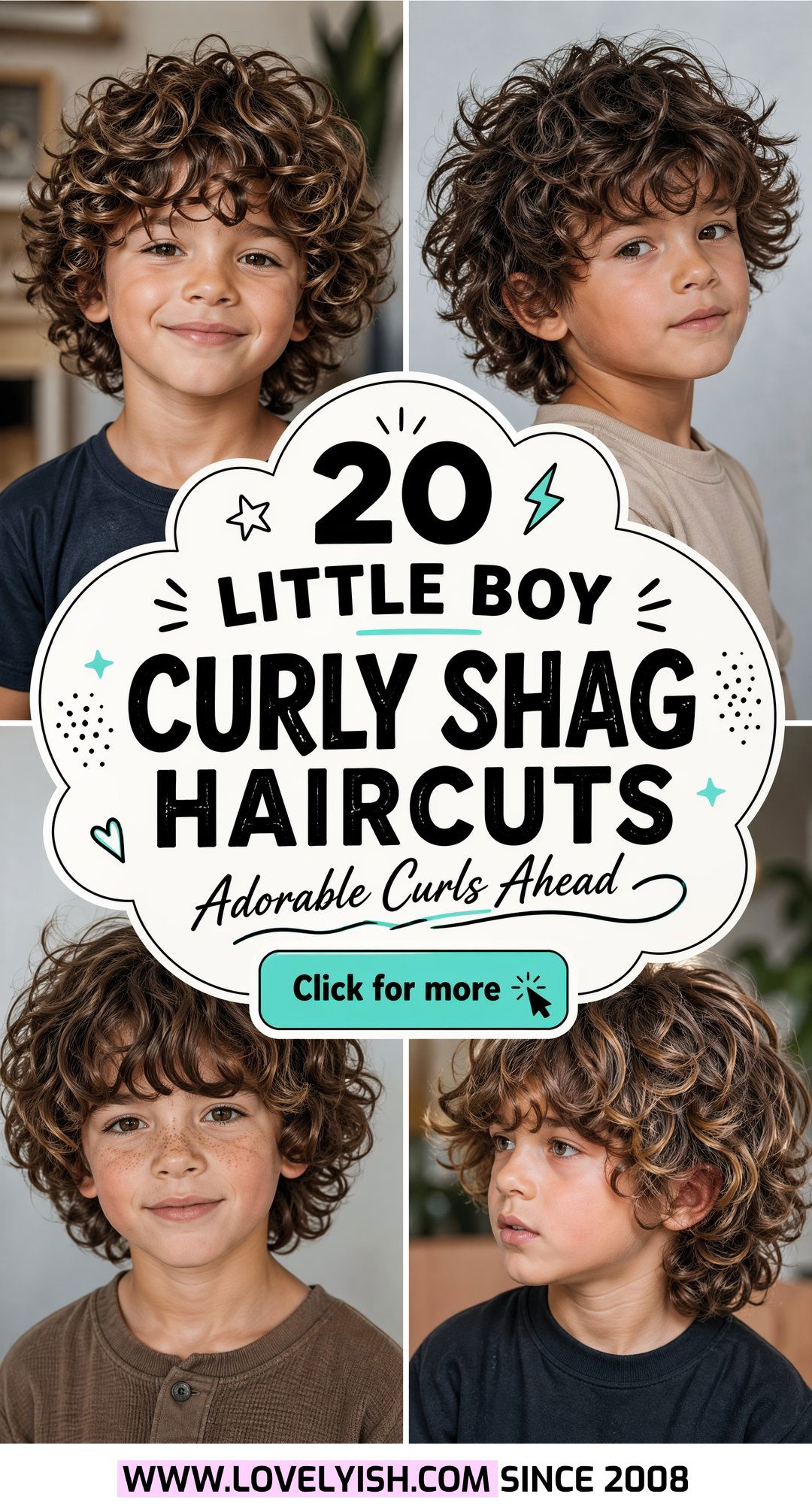 20 Cutest Little Boy Curly Shag Haircut Ideas To Try Now - 20 Cutest Little Boy Curly Shag Haircut Ideas To Try Now