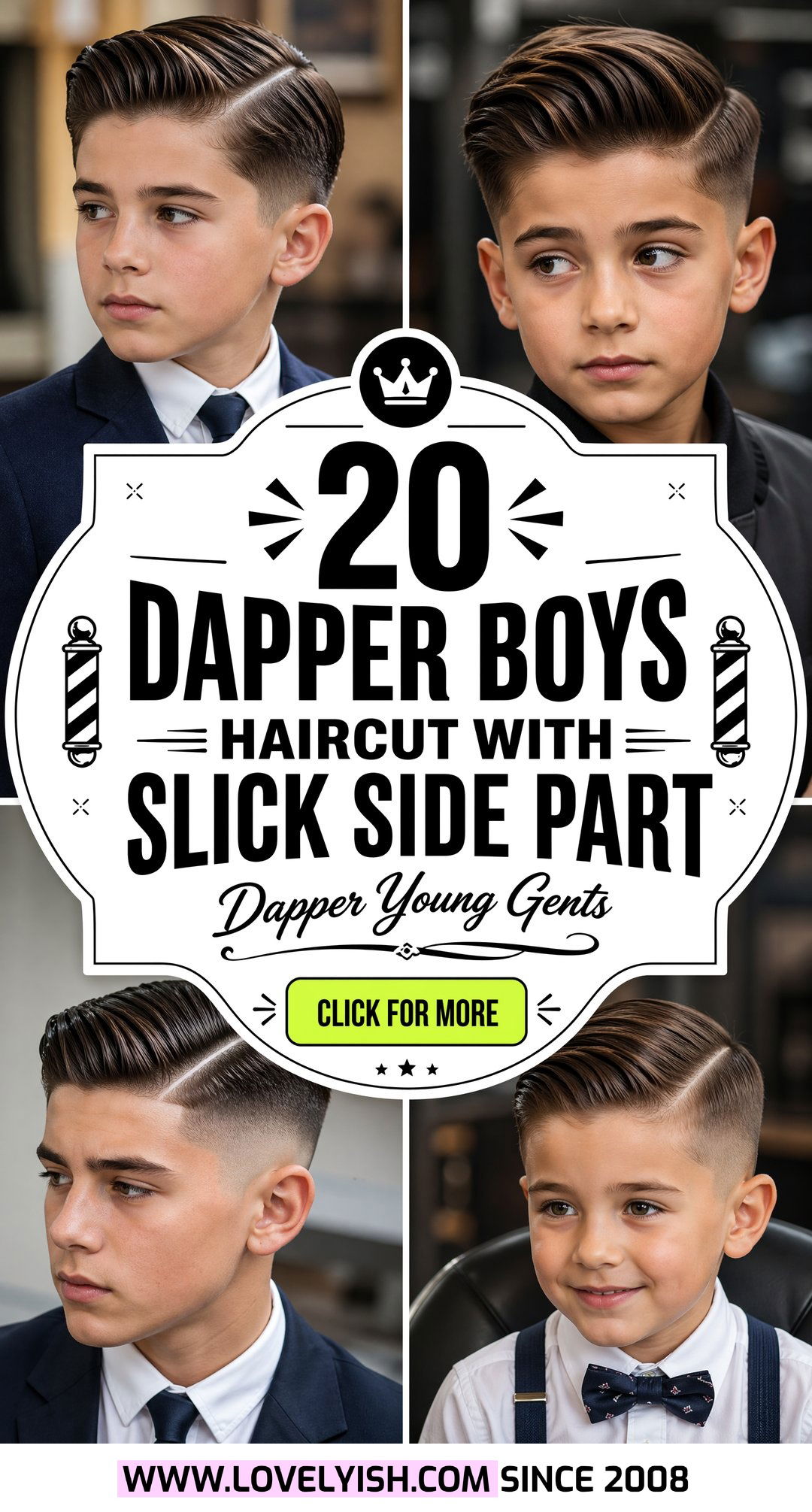 20 Dapper Boys Haircut With Slick Side Part Looks For Kids - 20 Dapper Boys Haircut With Slick Side Part Looks For Kids