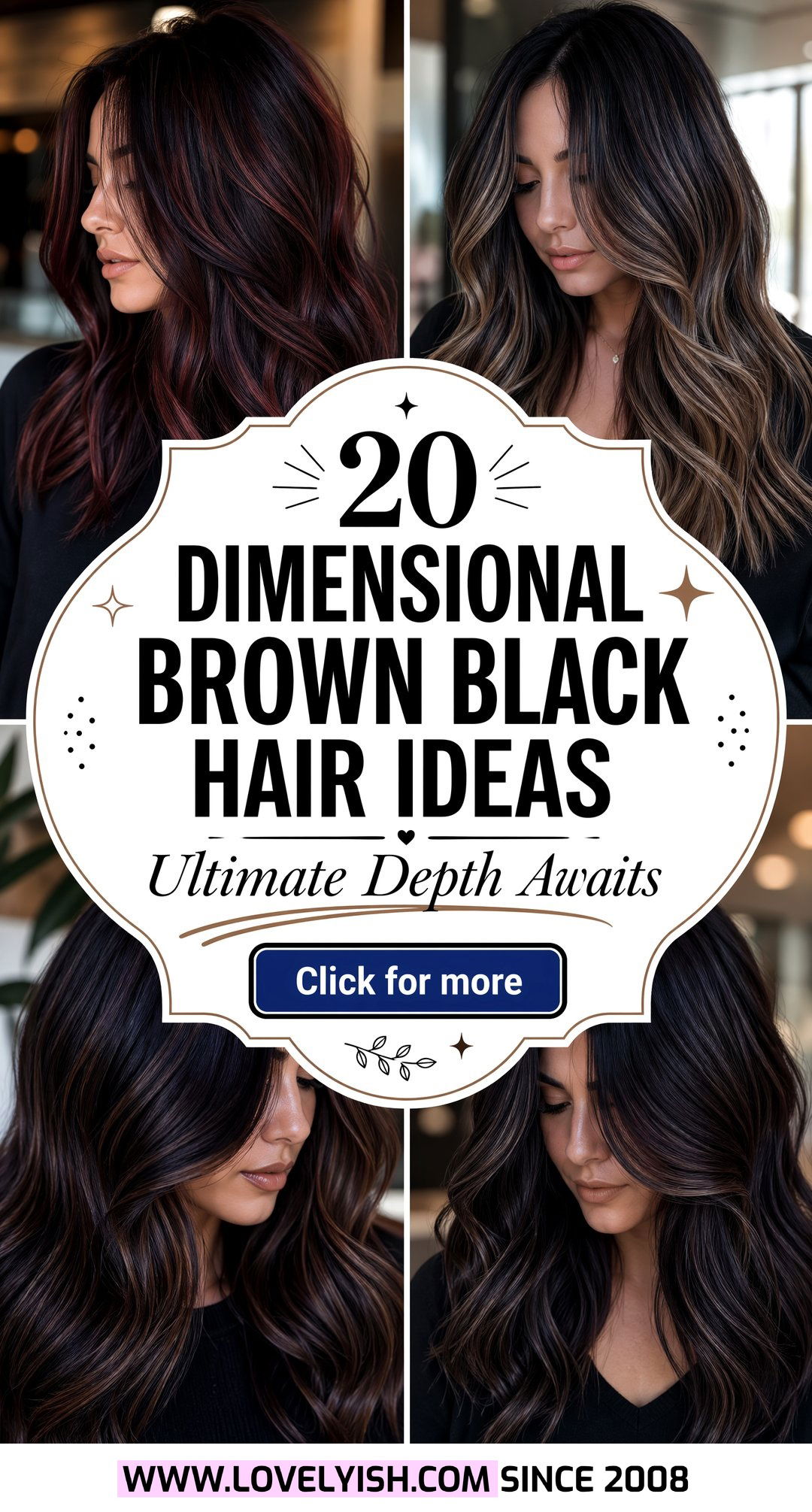 20 Dimensional Brown Black Hair Ideas for Ultimate Depth - 20 Dimensional Brown Black Hair Ideas for Ultimate Depth