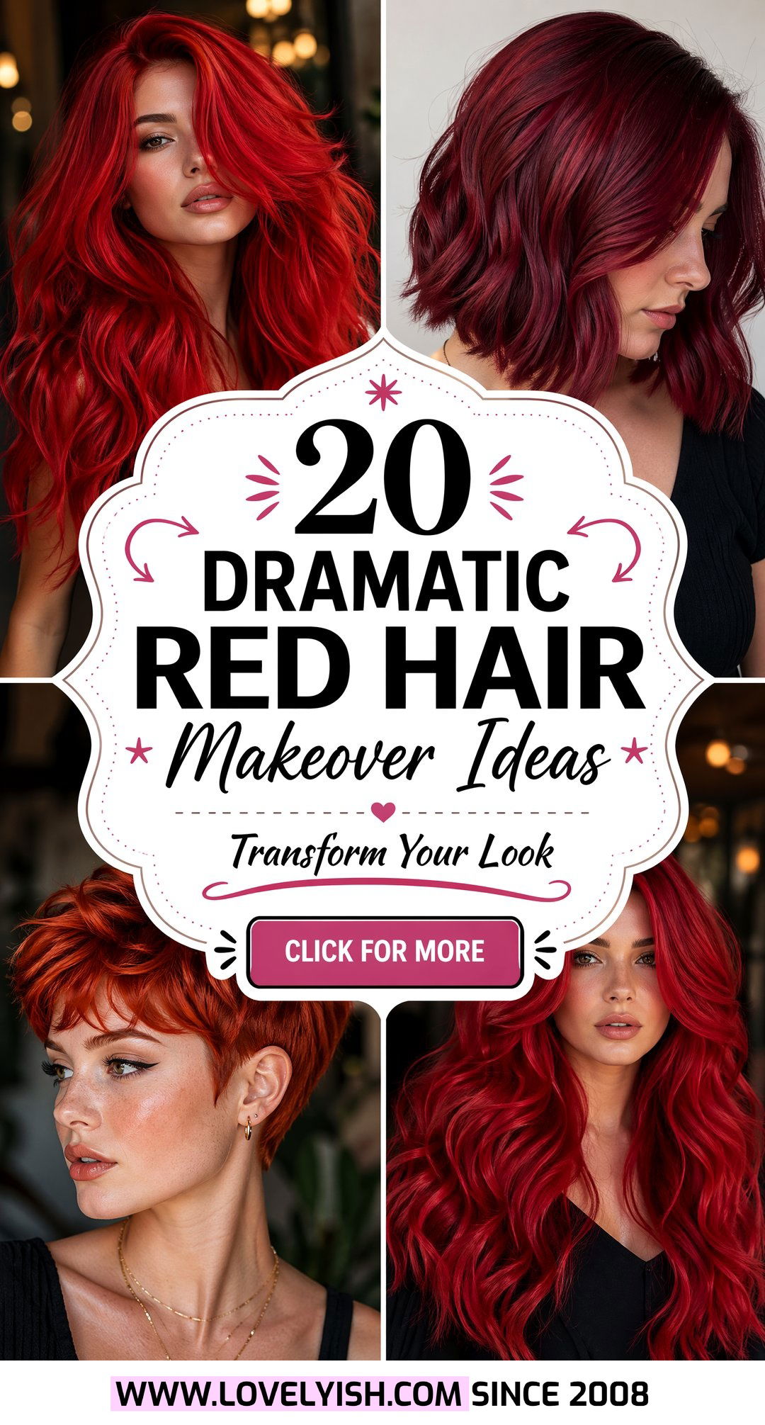 20 Dramatic Red Hair Makeover Ideas to Inspire Your Next Look - 20 Dramatic Red Hair Makeover Ideas to Inspire Your Next Look