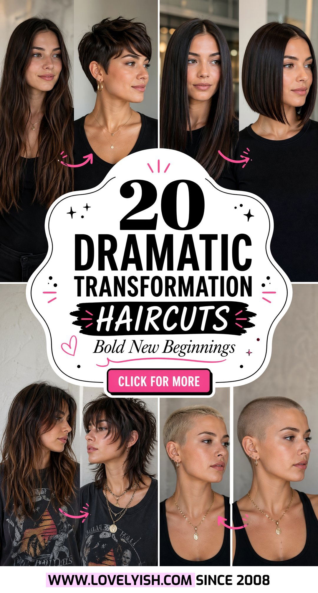 20 Dramatic Transformation Haircut Ideas for a Fresh Start - 20 Dramatic Transformation Haircut Ideas for a Fresh Start