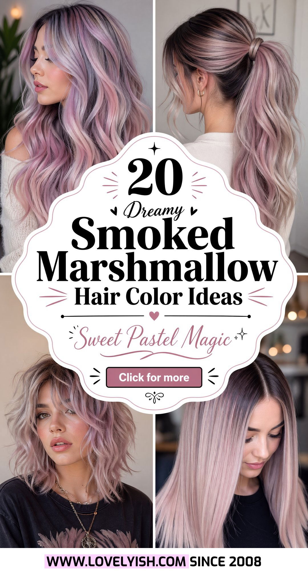 20 Dreamy Smoked Marshmallow Hair Color Ideas You Must See - 20 Dreamy Smoked Marshmallow Hair Color Ideas You Must See