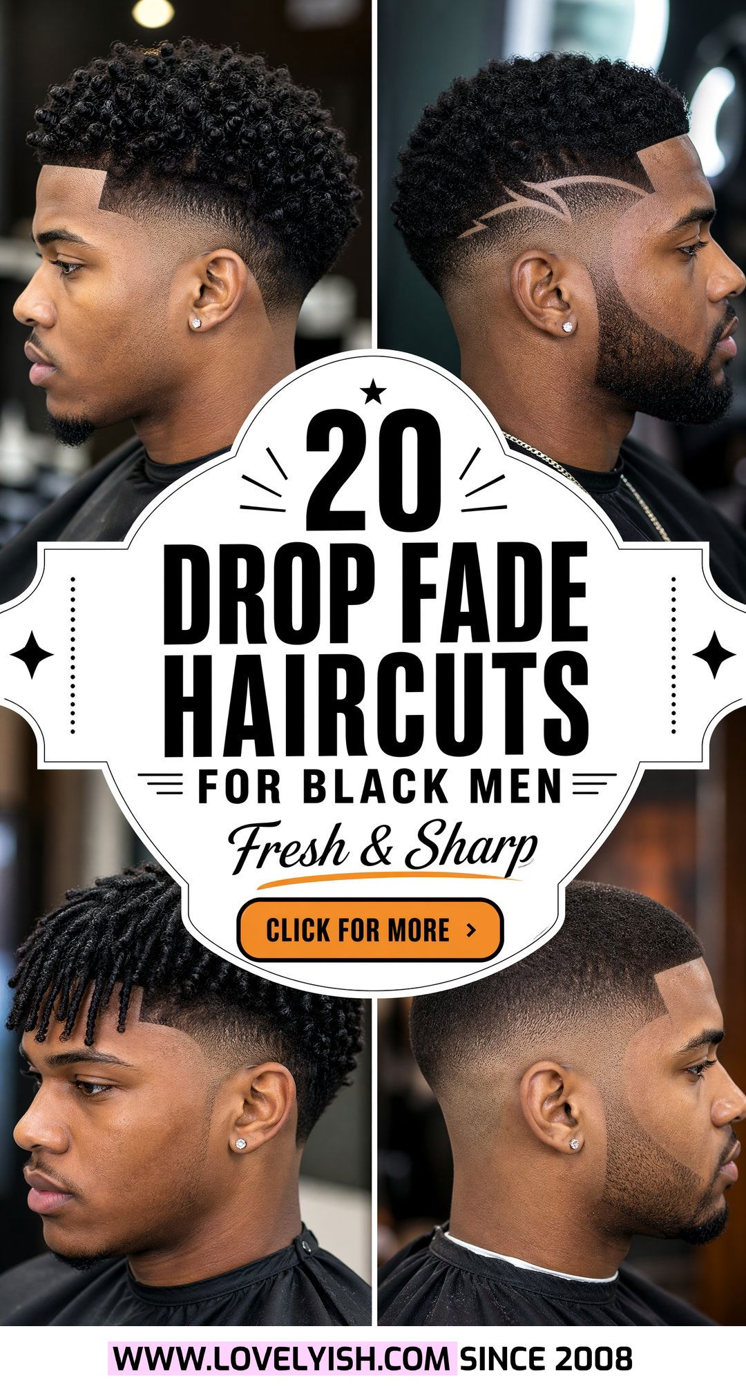 20 Drop Fade Haircuts for Black Men Fresh and Sharp Styles - 20 Drop Fade Haircuts for Black Men: Fresh & Sharp Styles