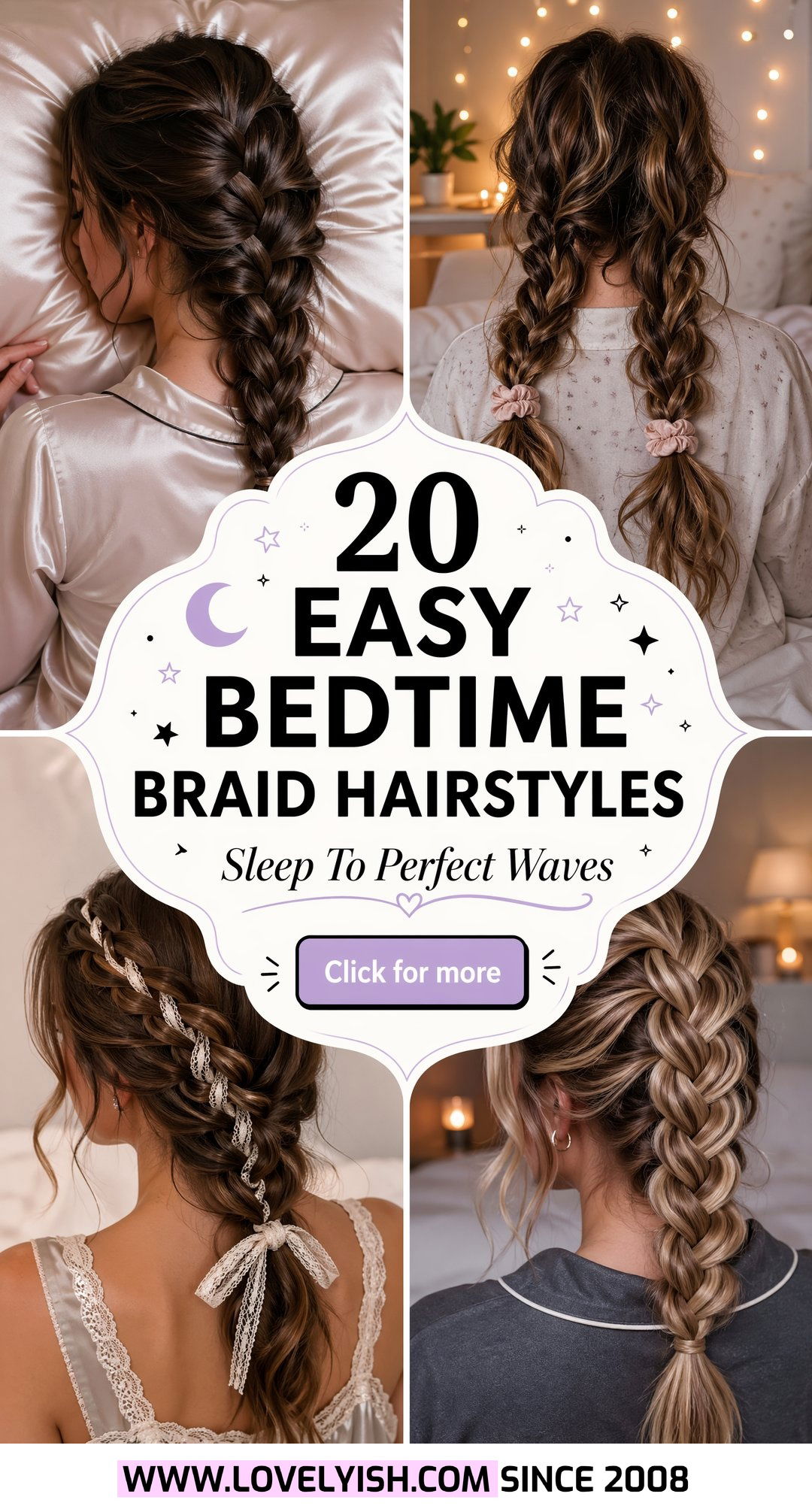 20 Easy Bedtime Braid Hairstyles for Waves That Actually Work - 20 Easy Bedtime Braid Hairstyles for Waves That Actually Work