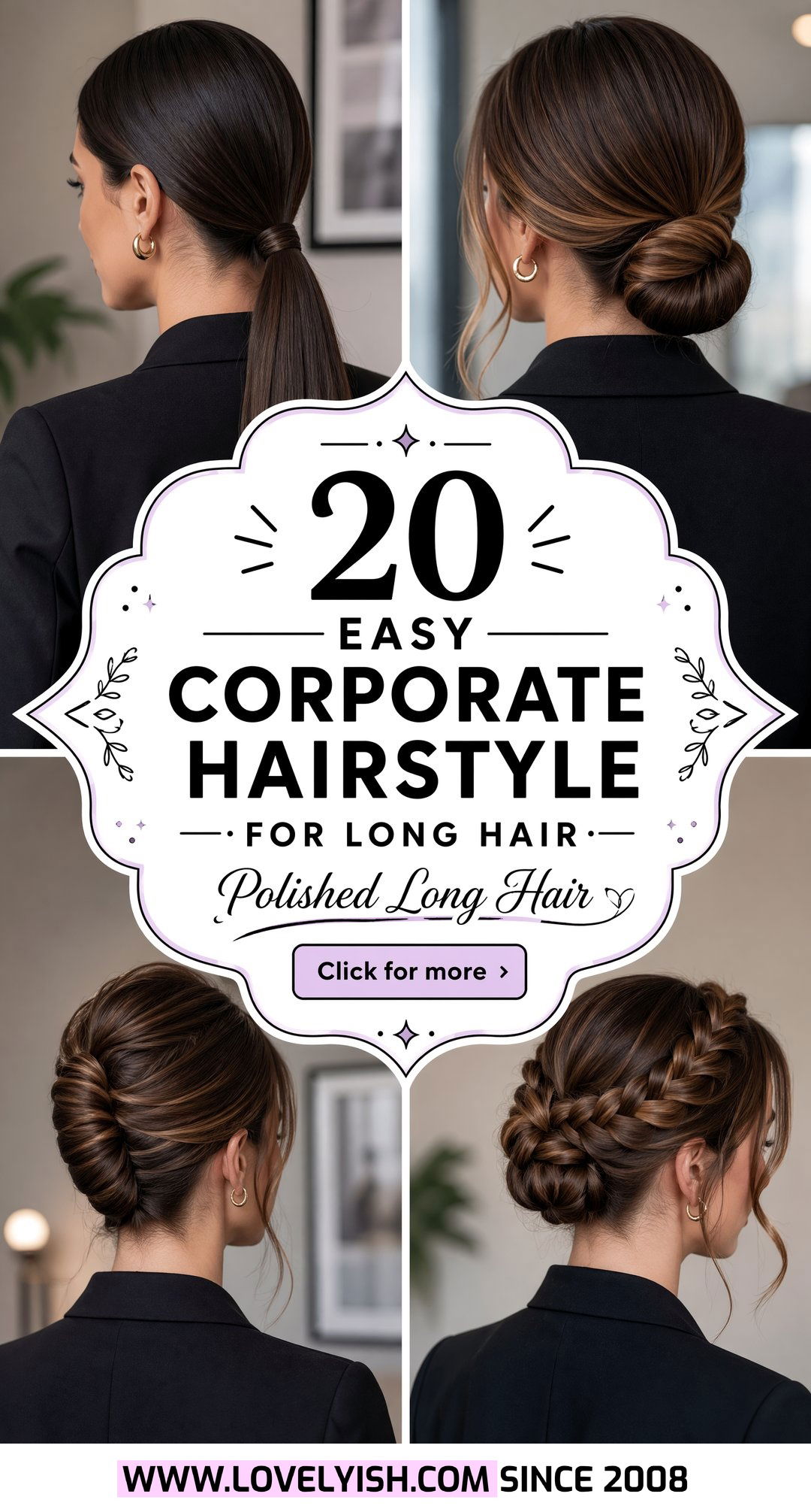 20 Easy Corporate Hairstyle for Long Hair Polished Looks - 20 Easy Corporate Hairstyle for Long Hair: Polished Looks