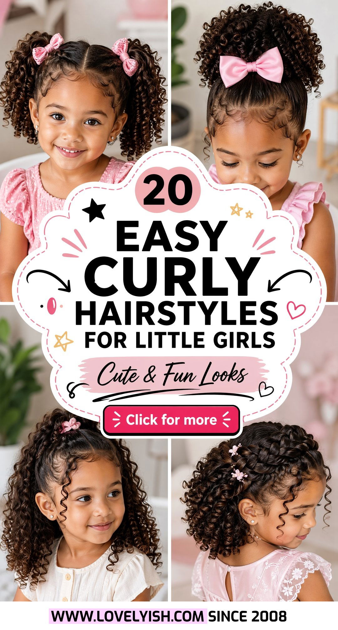20 Easy Curly Hairstyles for Little Girls Cute and Fun Looks - 20 Easy Curly Hairstyles for Little Girls: Cute & Fun Looks