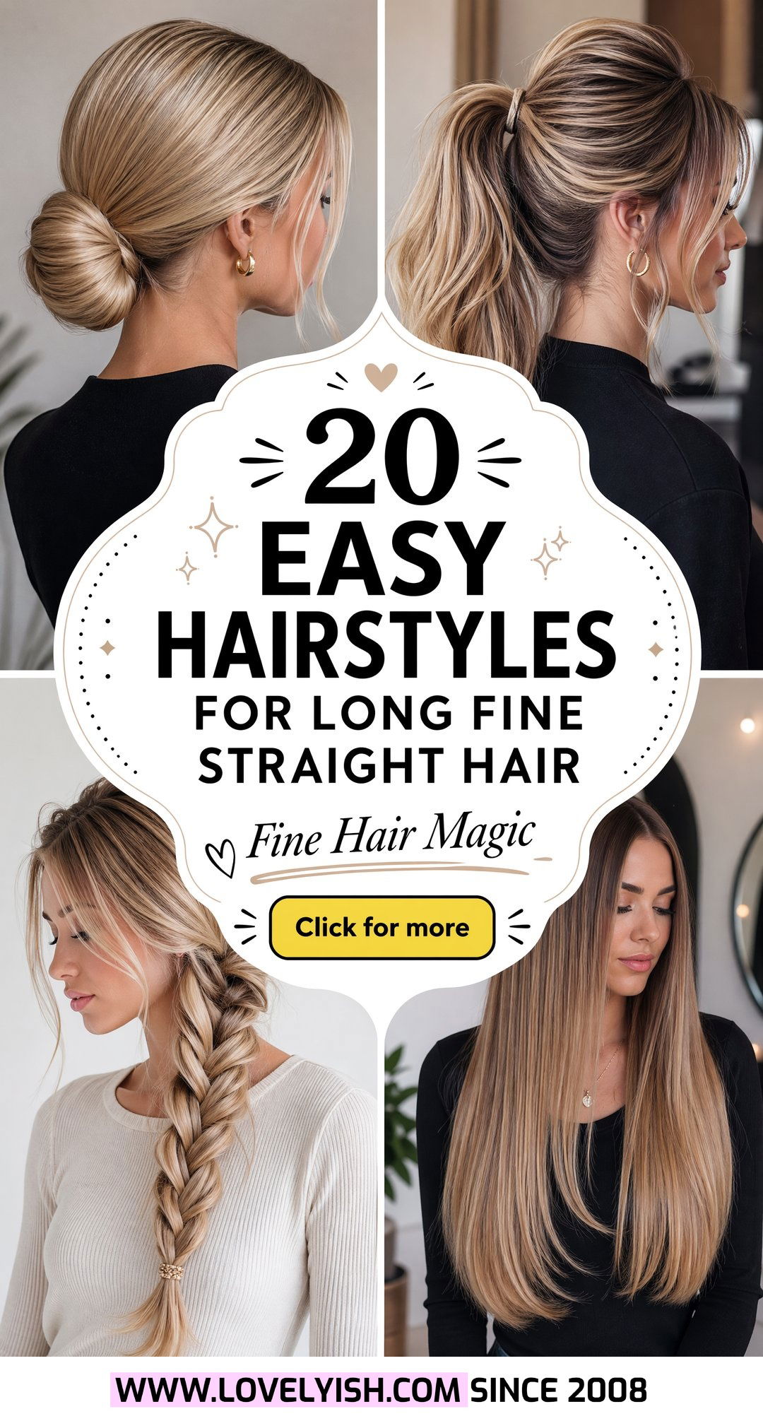 20 Easy Hairstyle For Long Fine Straight Hair Ideas To Try - 20 Easy Hairstyle For Long Fine Straight Hair Ideas To Try