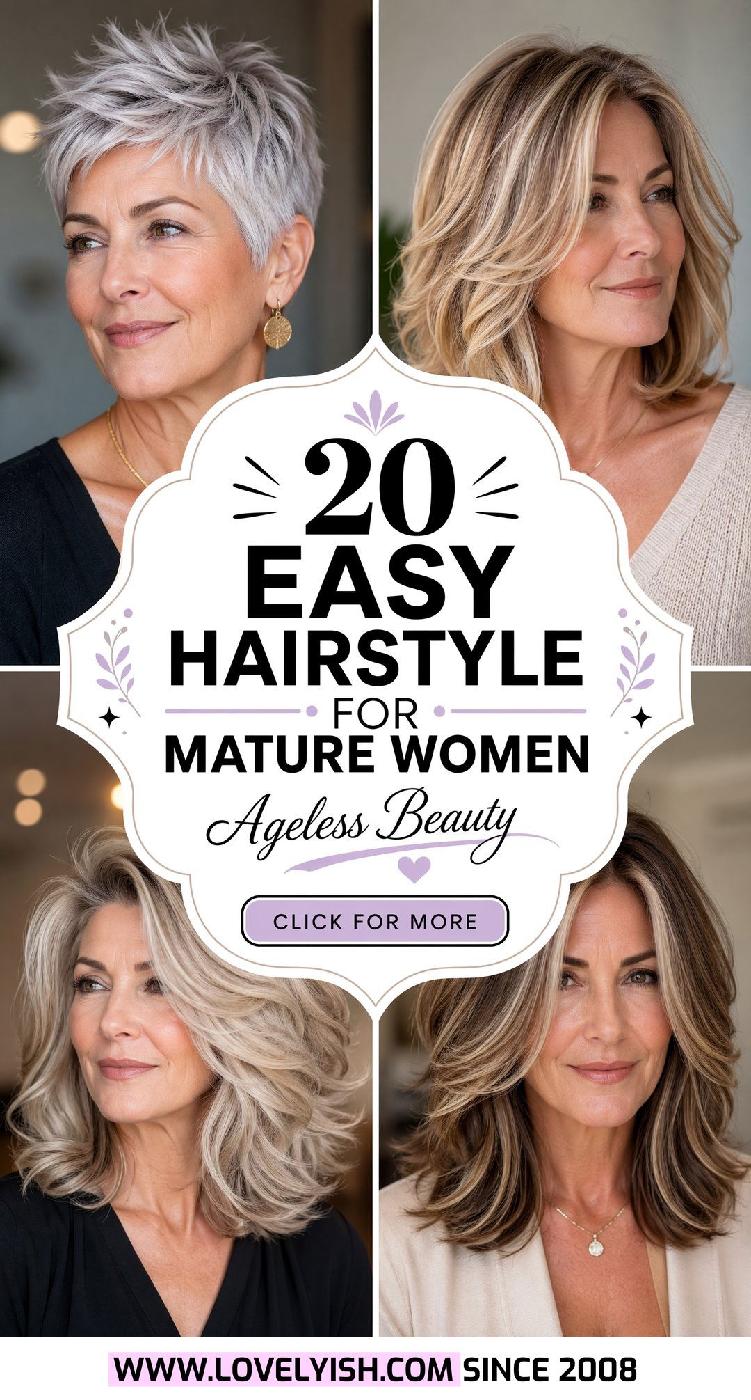 20 Easy Hairstyle for Mature Women Over 50 to Look Fabulous - 20 Easy Hairstyle for Mature Women Over 50 to Look Fabulous