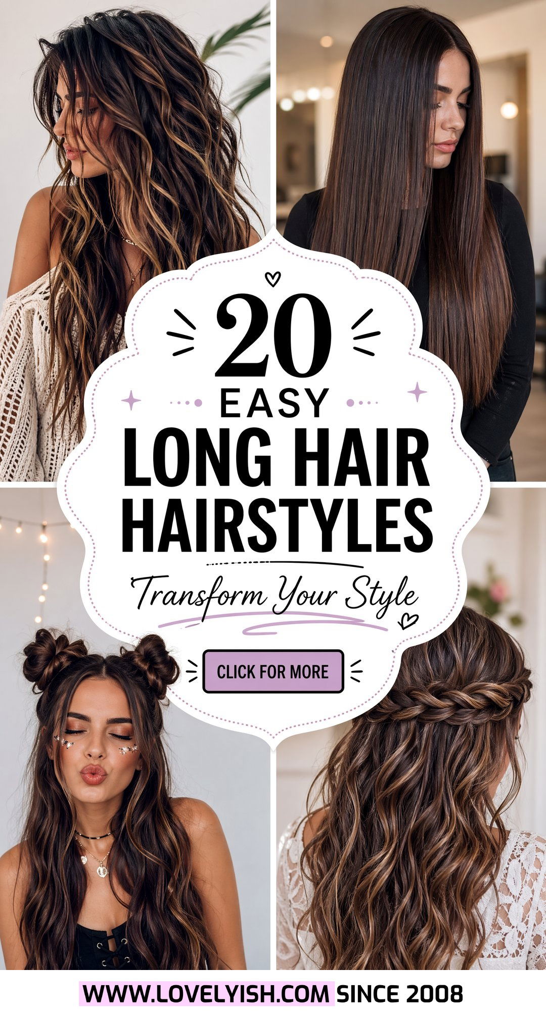 20 Easy Hairstyles for Long Hair to Transform Your Style - 20 Easy Hairstyles for Long Hair to Transform Your Style