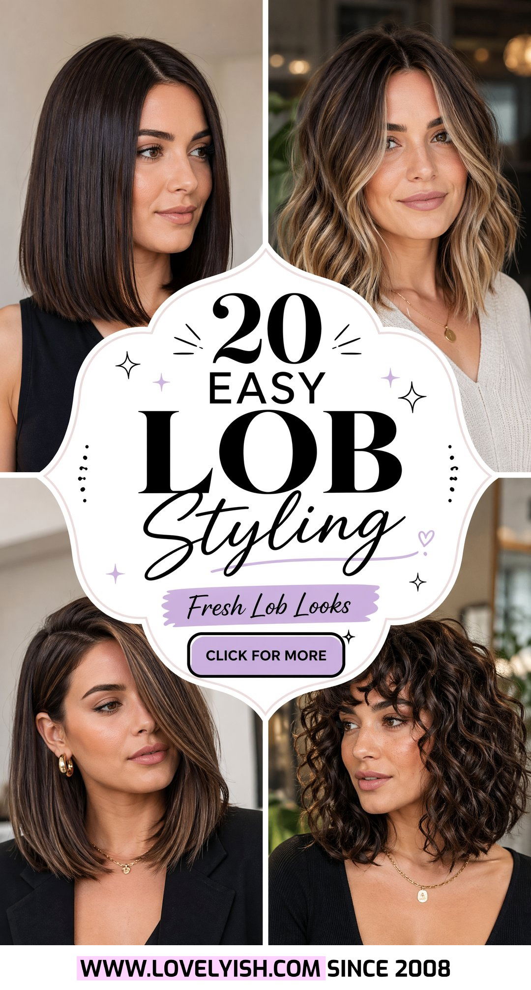 20 Easy Lob Styling Ideas for Women Seeking a Fresh Look - 20 Easy Lob Styling Ideas for Women Seeking a Fresh Look