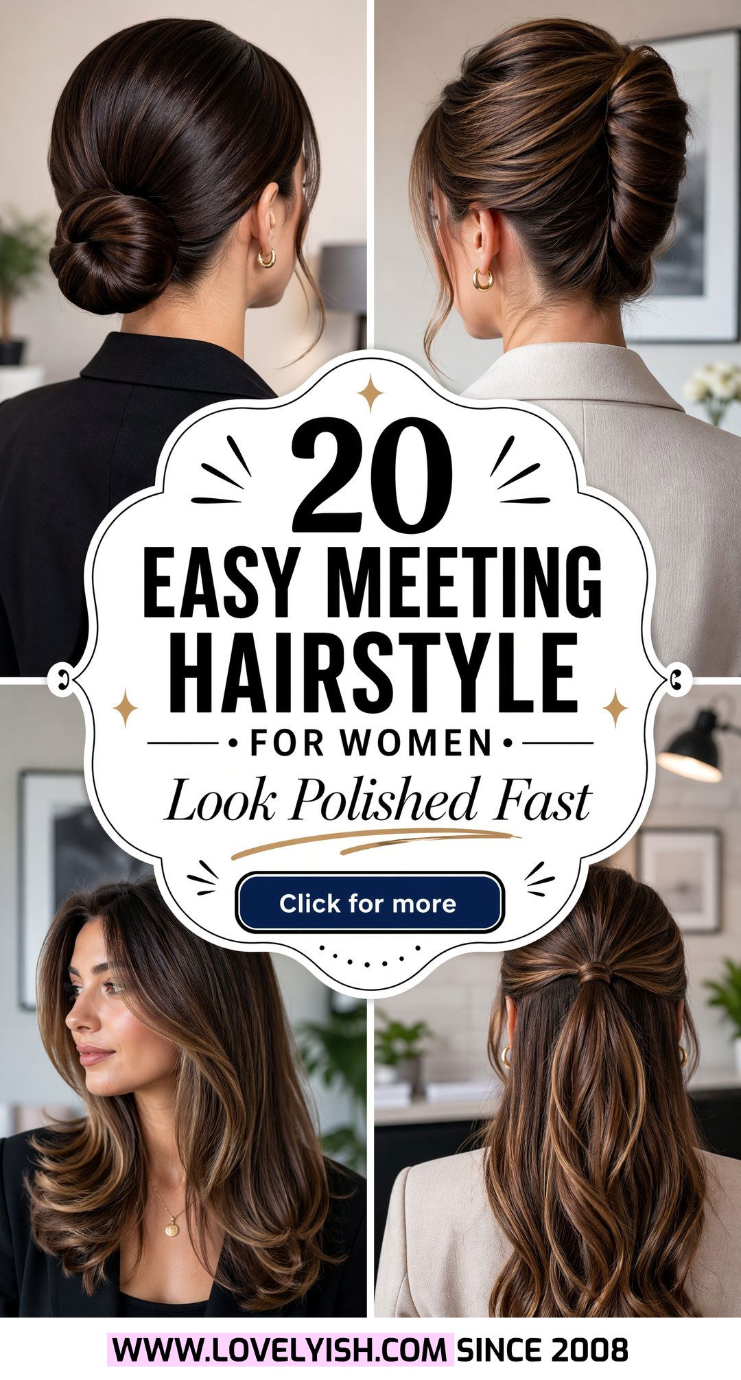 20 Easy Meeting Hairstyle for Women to Look Polished Fast - 20 Easy Meeting Hairstyle for Women to Look Polished Fast