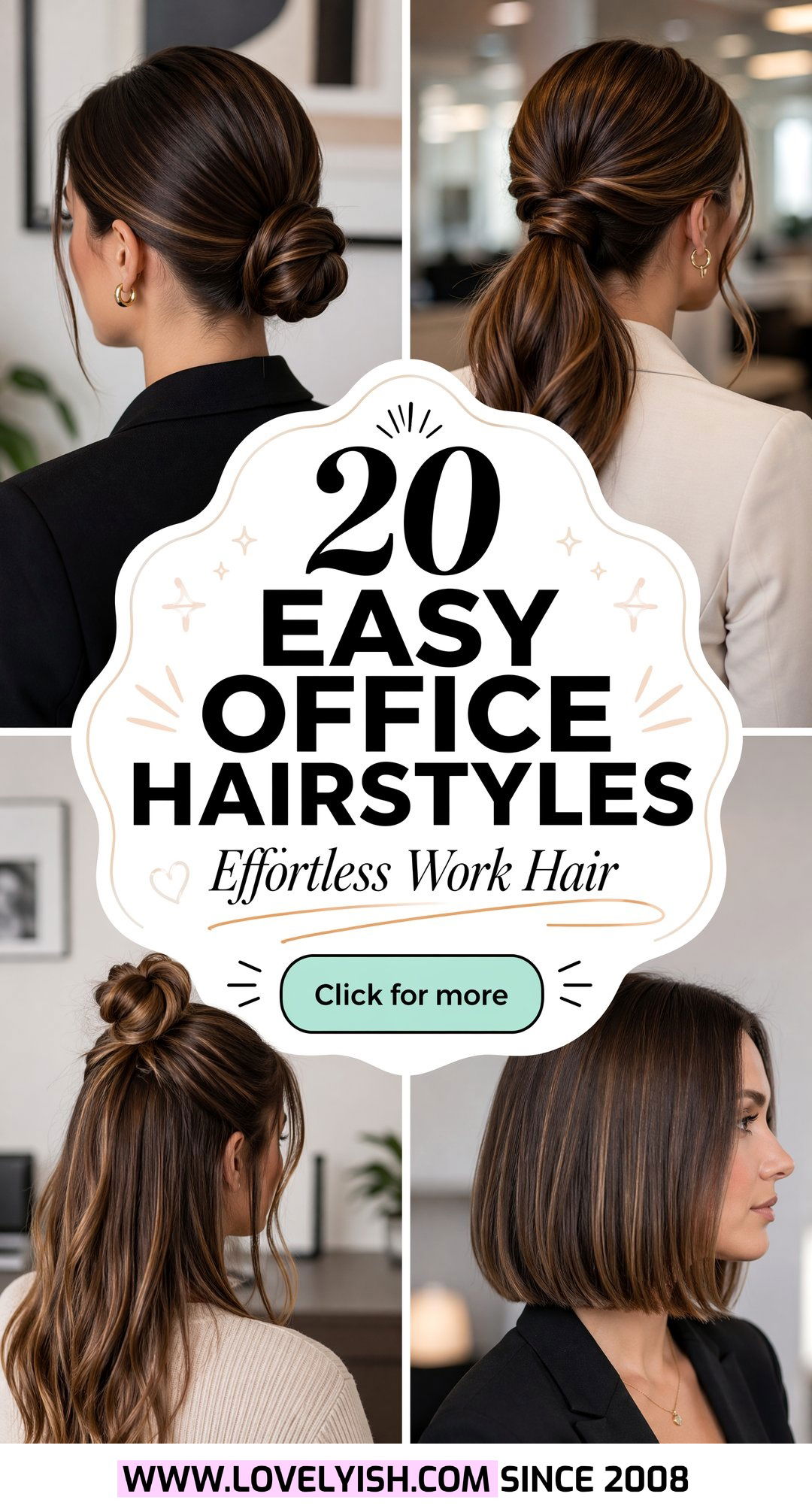 20 Easy Office Hairstyle Ideas That Require Minimal Effort - 20 Easy Office Hairstyle Ideas That Require Minimal Effort