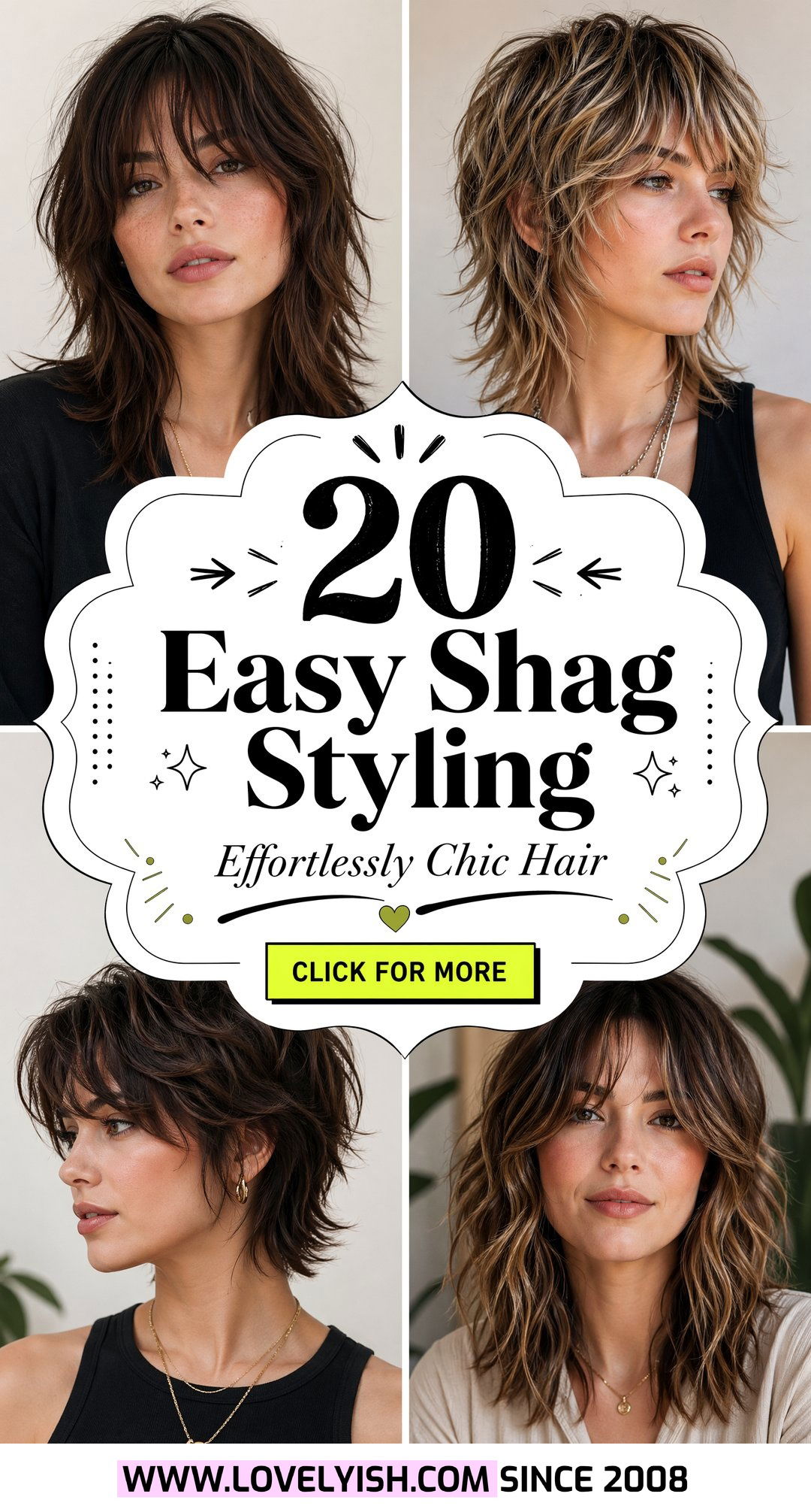 20 Easy Shag Styling Ideas for Women to Rock Effortless Chic - 20 Easy Shag Styling Ideas for Women to Rock Effortless Chic