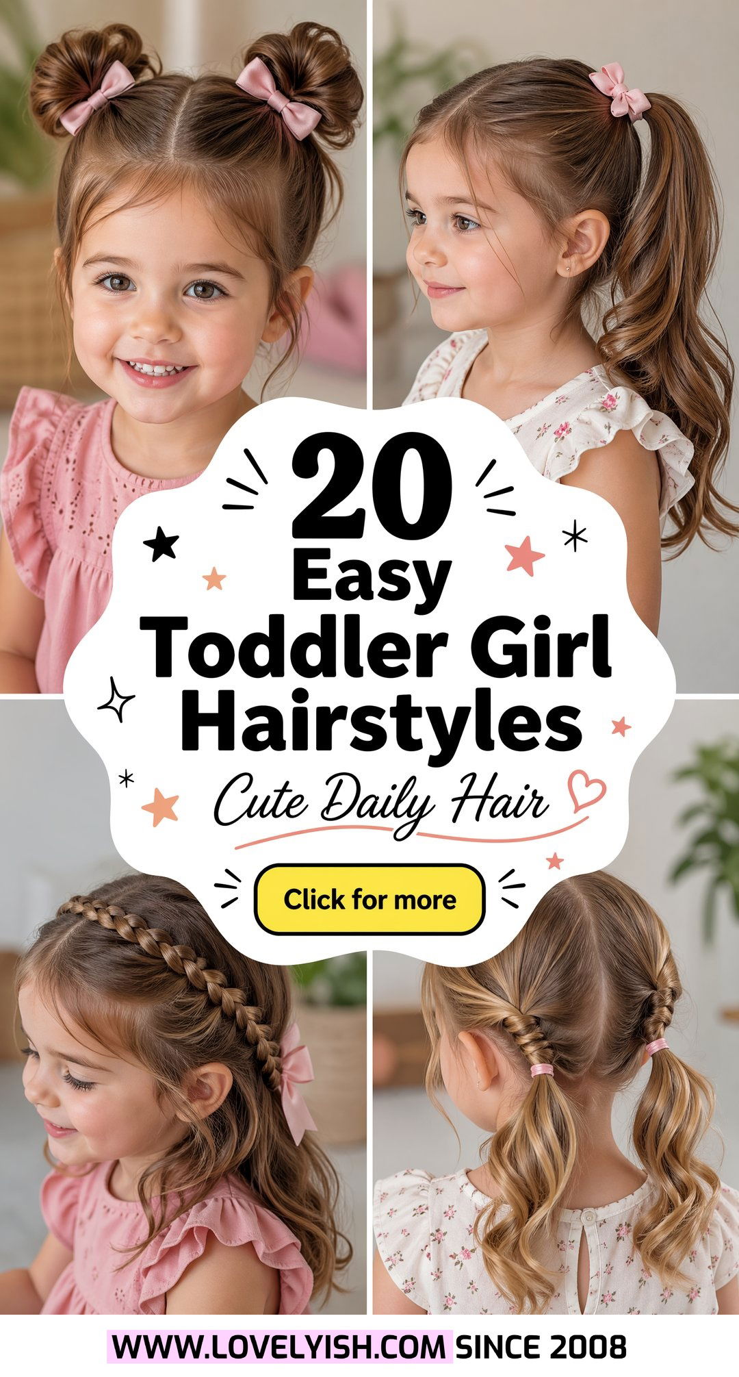 20 Easy and Adorable Toddler Girl Hairstyles for Every Day - 20 Easy and Adorable Toddler Girl Hairstyles for Every Day