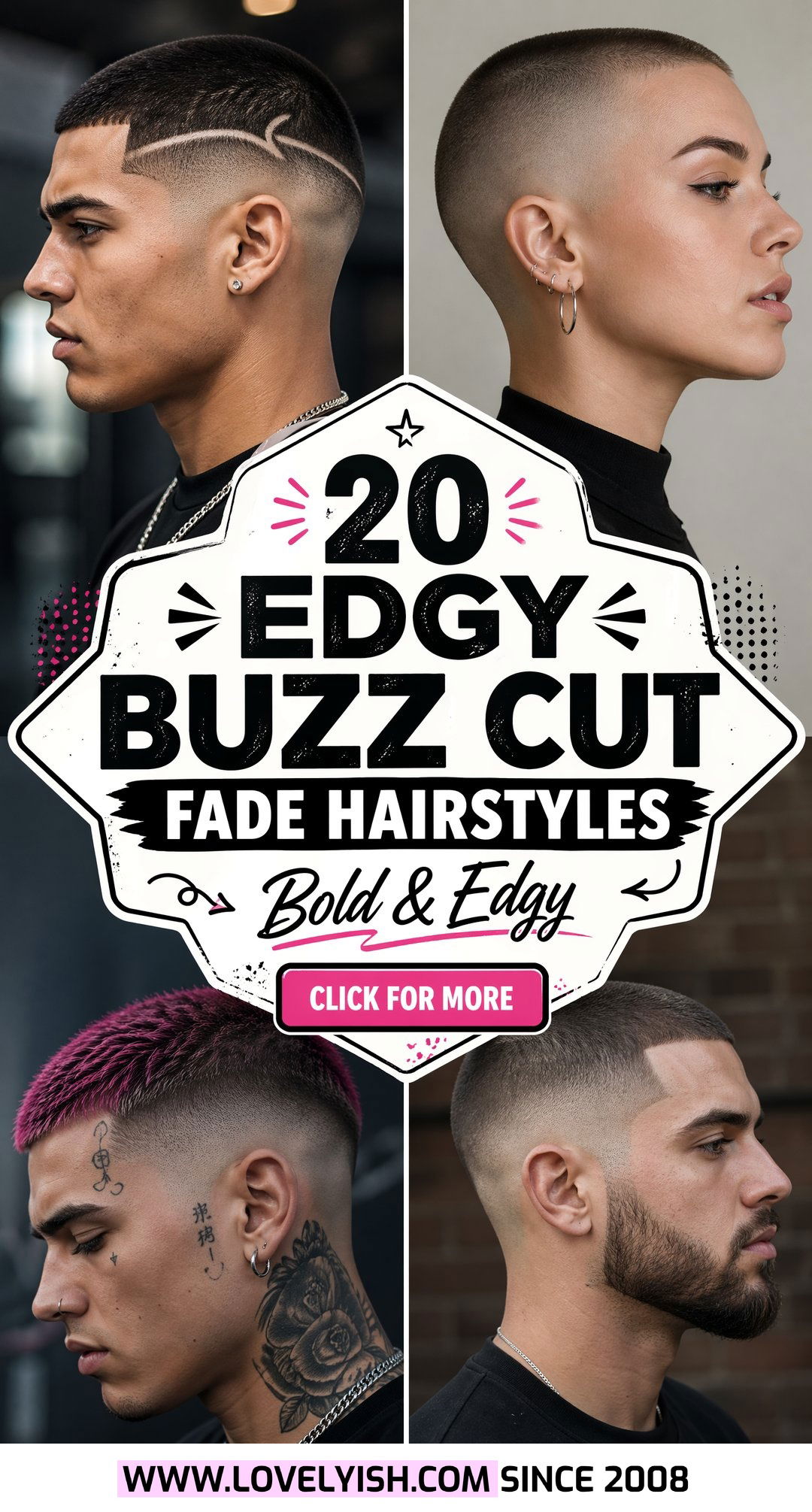 20 Edgy Buzz Cut Fade Hairstyles for a Bold and Clean Look - 20 Edgy Buzz Cut Fade Hairstyles for a Bold & Clean Look