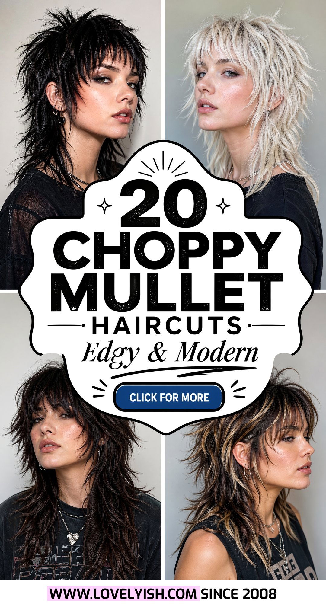 20 Edgy Choppy Mullet Haircut Women Will Love This Year - 20 Edgy Choppy Mullet Haircut Women Will Love This Year