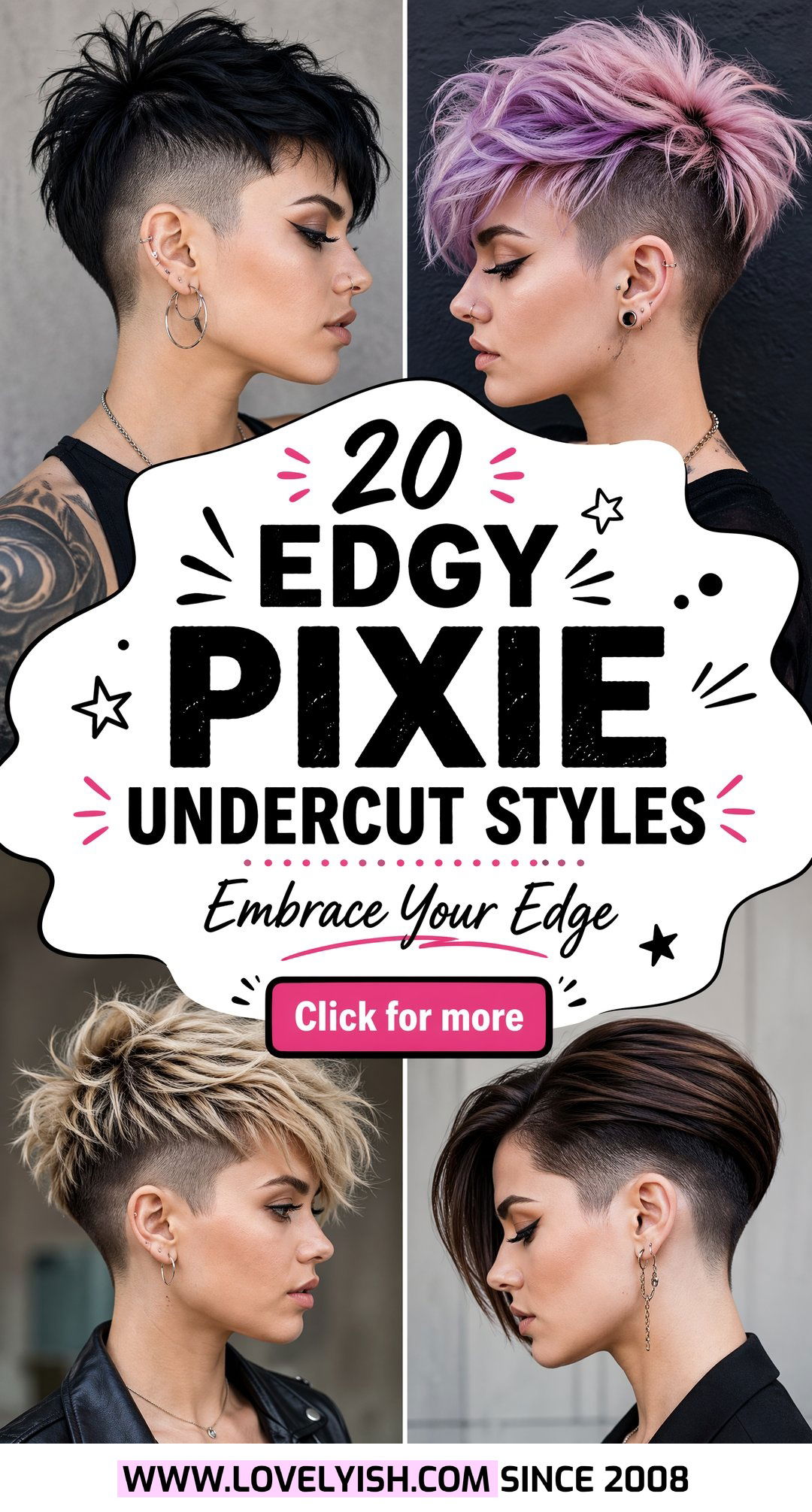 20 Edgy Pixie Undercut Styles That Are Perfect for Thick Hair - 20 Edgy Pixie Undercut Styles That Are Perfect for Thick Hair