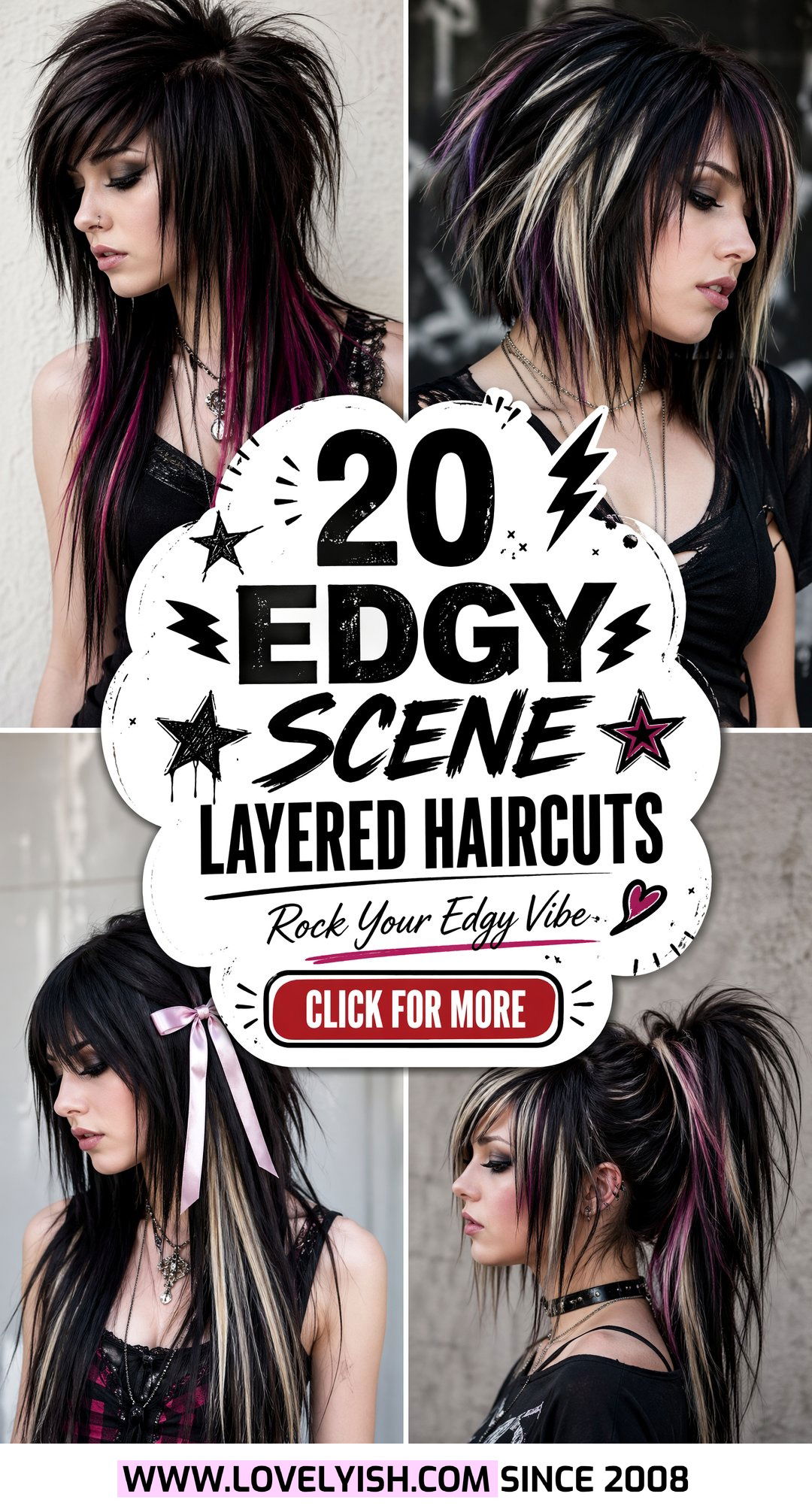 20 Edgy Scene Layered Haircut Ideas for Girls to Try Now - 20 Edgy Scene Layered Haircut Ideas for Girls to Try Now