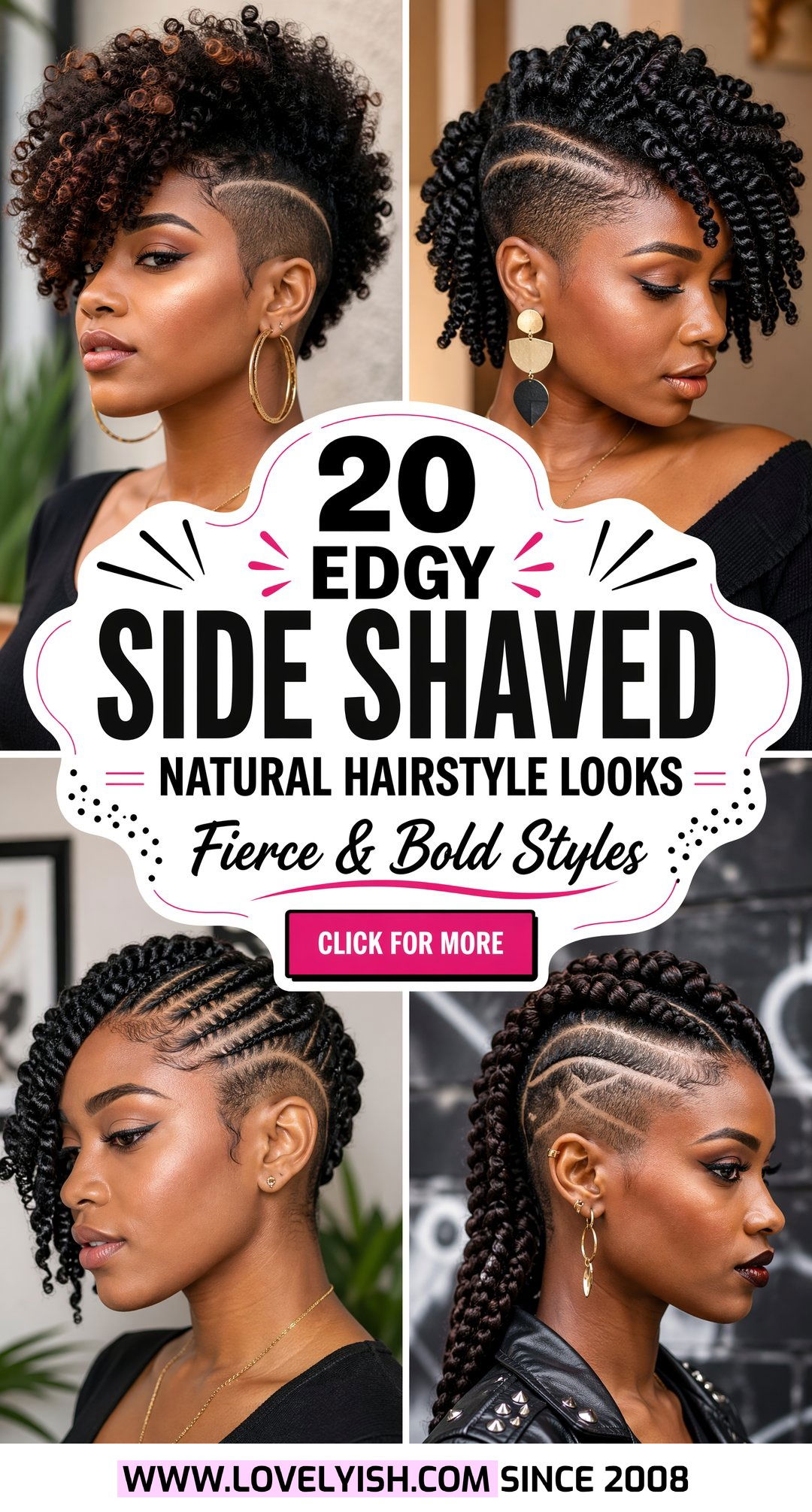 20 Edgy Side Shaved Natural Hairstyle Looks to Try Today - 20 Edgy Side Shaved Natural Hairstyle Looks to Try Today