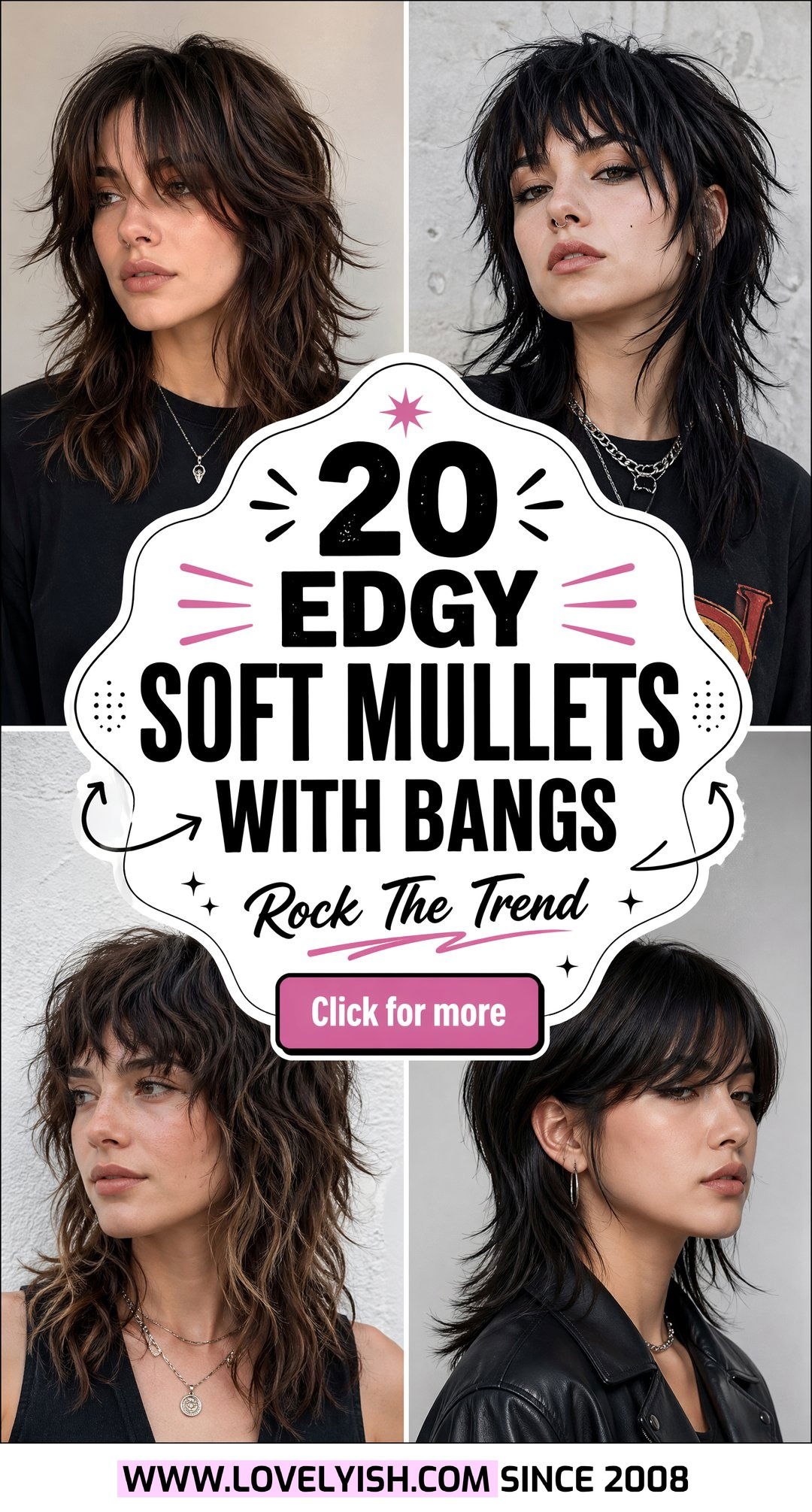 20 Edgy Soft Mullet With Bangs Ideas To Rock This Year - 20 Edgy Soft Mullet With Bangs Ideas To Rock This Year