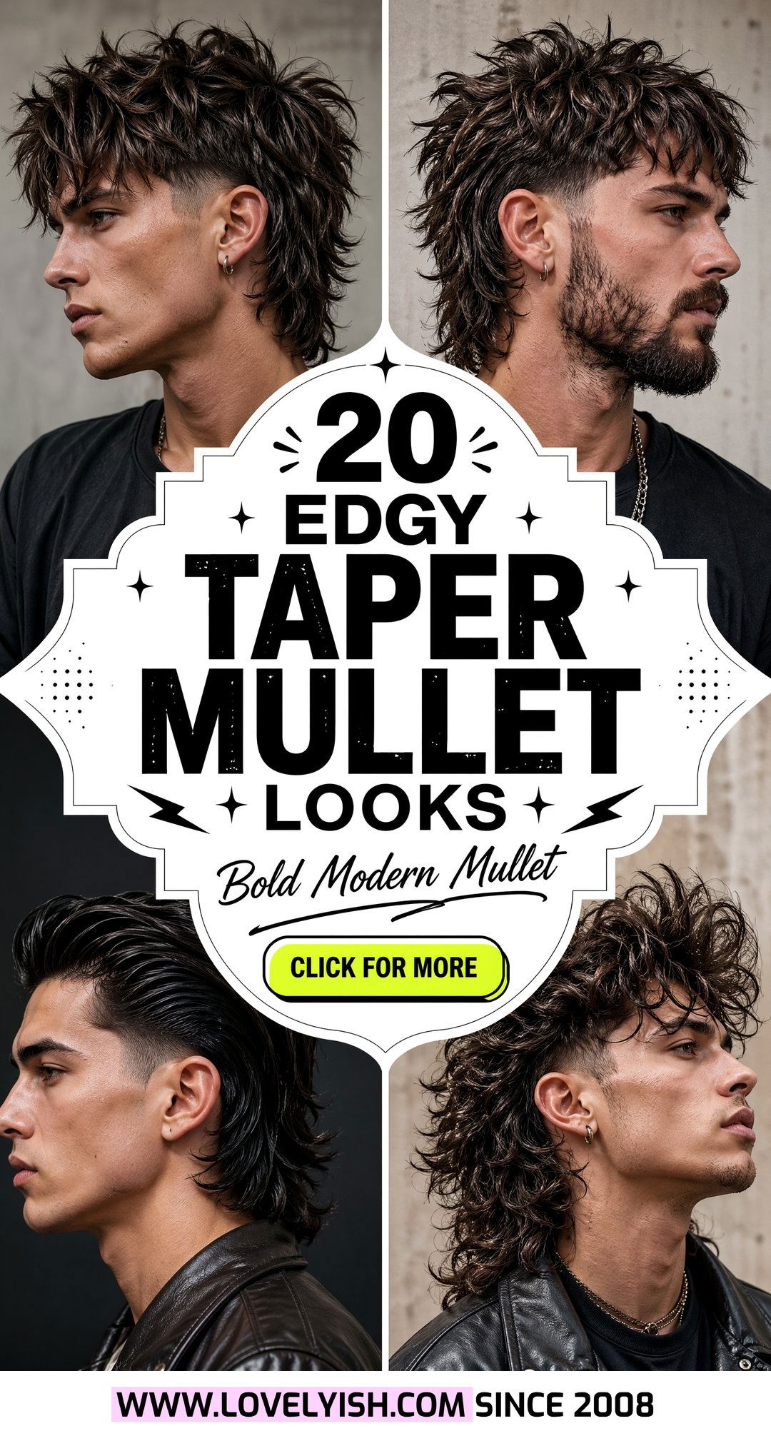 20 Edgy Taper Mullet for Thick Hair Men Looks to Rock Now - 20 Edgy Taper Mullet for Thick Hair Men Looks to Rock Now