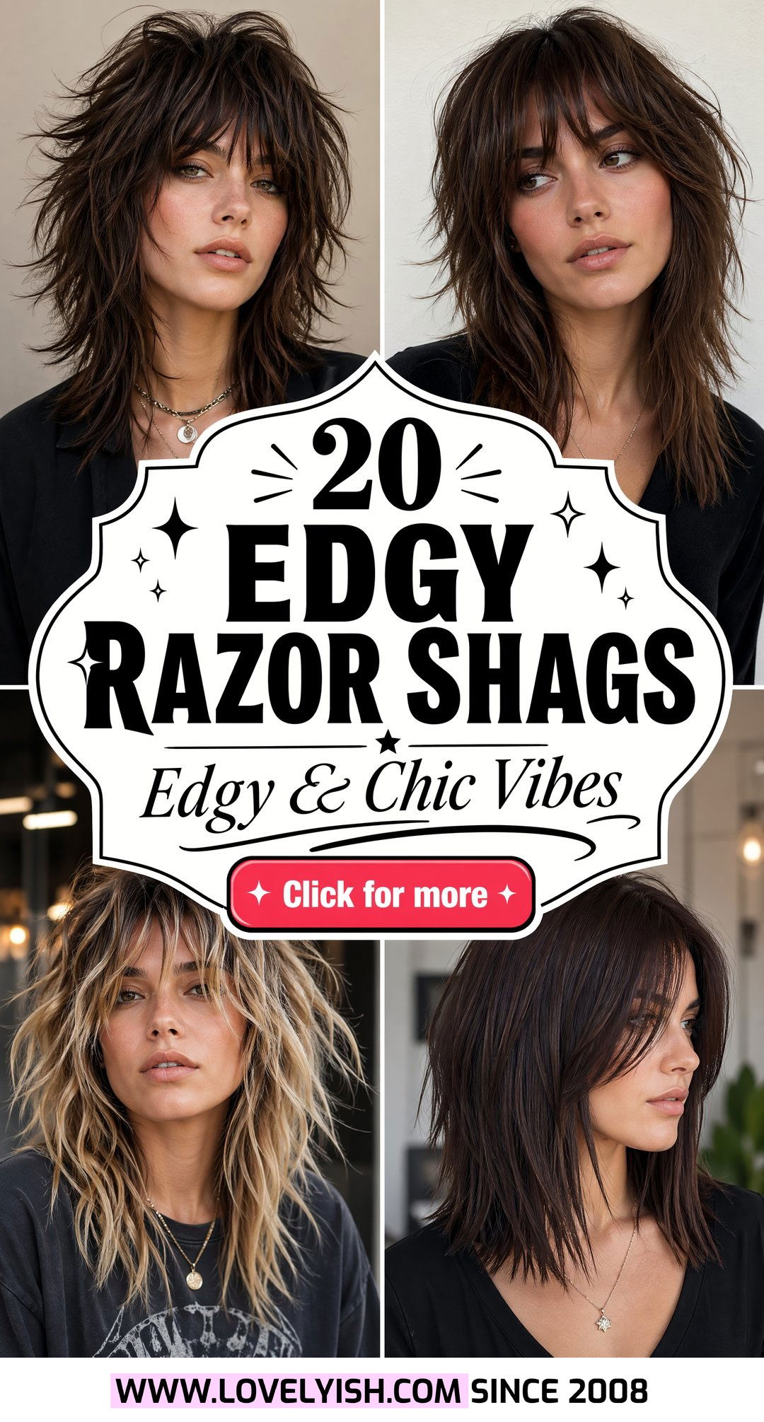 20 Edgy and Chic Razor Shag for Thick Hair Looks to Try - 20 Edgy and Chic Razor Shag for Thick Hair Looks to Try