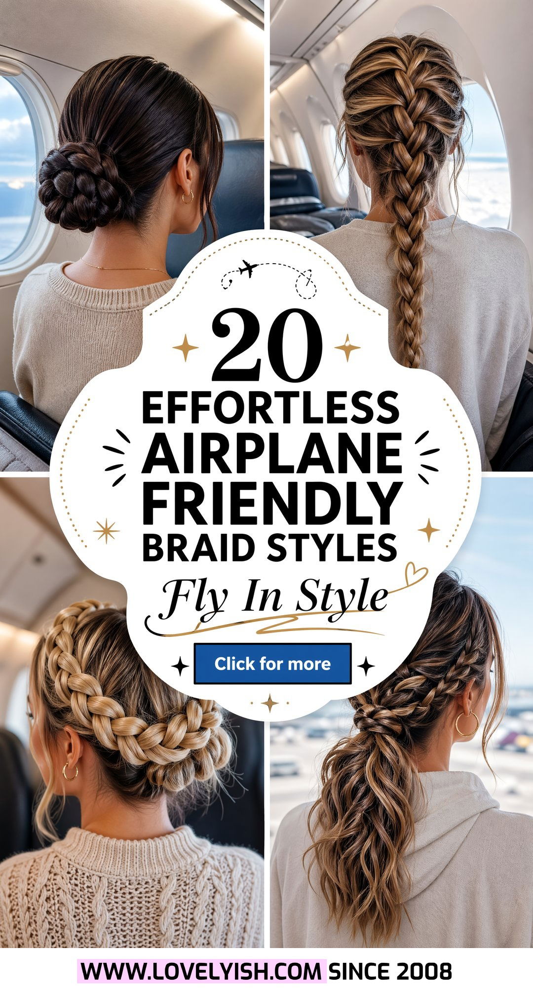 20 Effortless Airplane Friendly Braid Styles for Your Next Flight - 20 Effortless Airplane Friendly Braid Styles for Your Next Flight
