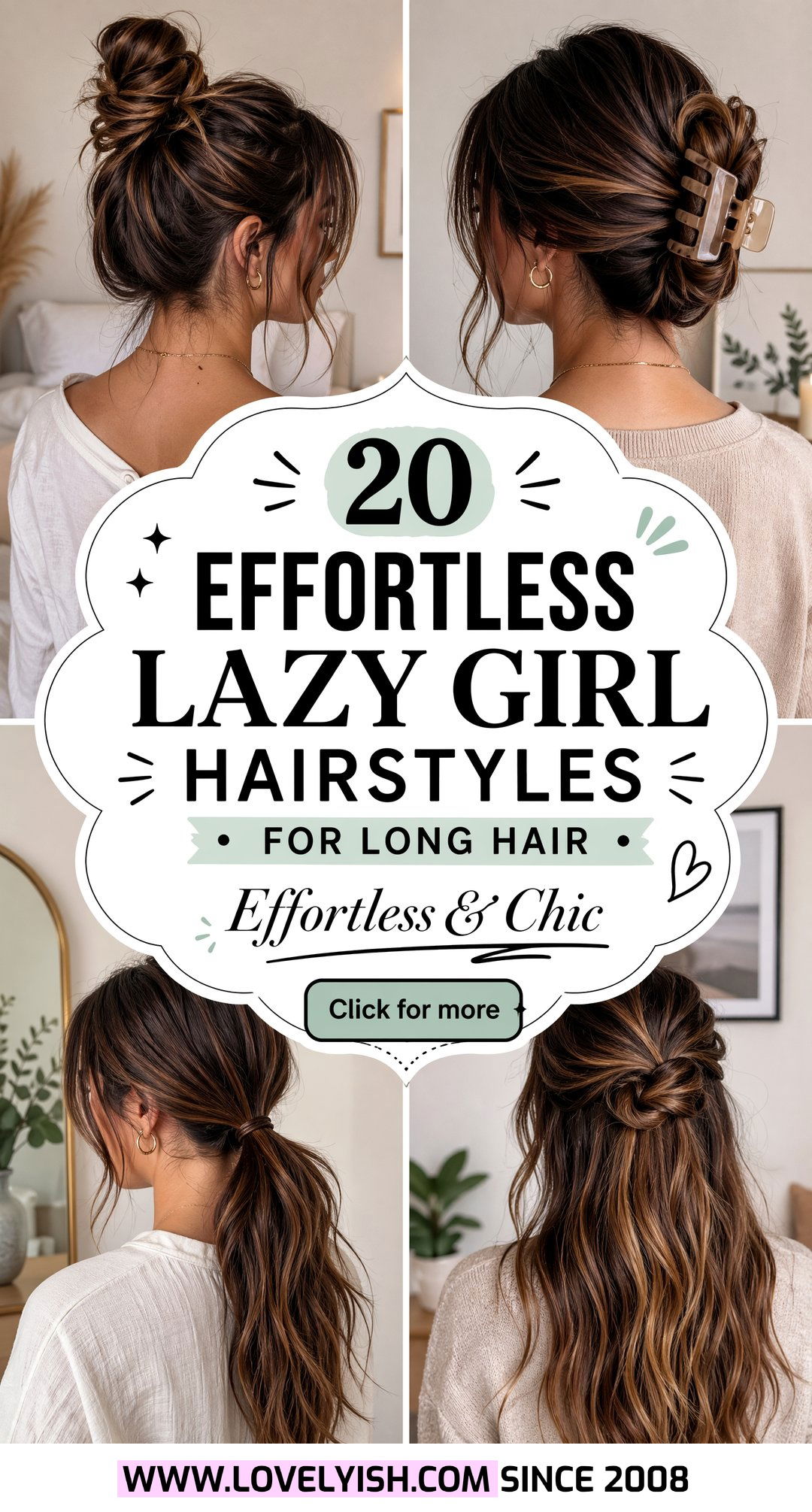 20 Effortless Lazy Girl Hairstyles for Long Hair to Try Now - 20 Effortless Lazy Girl Hairstyles for Long Hair to Try Now