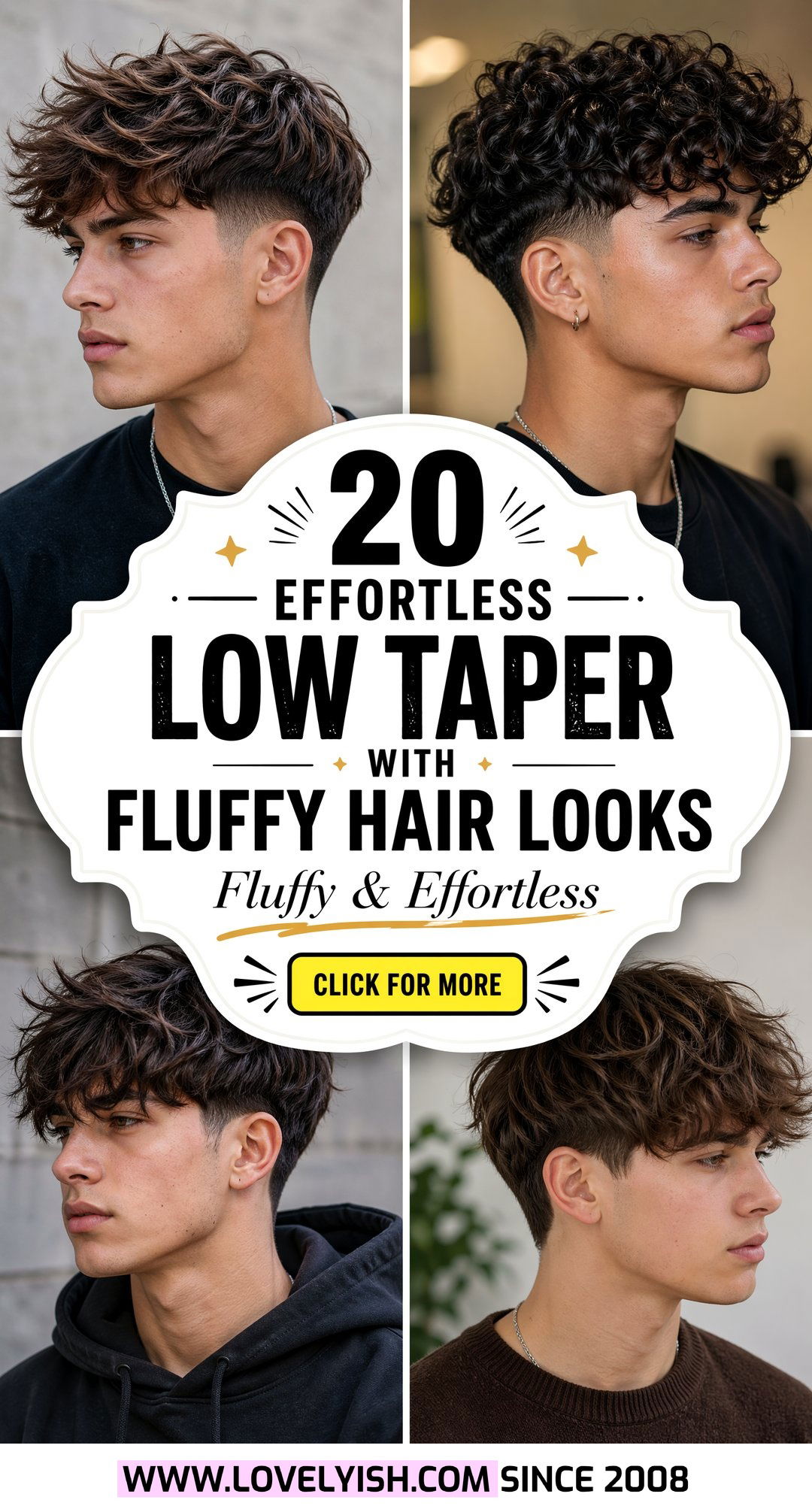 20 Effortless Low Taper with Fluffy Hair Looks to Try Now - 20 Effortless Low Taper with Fluffy Hair Looks to Try Now