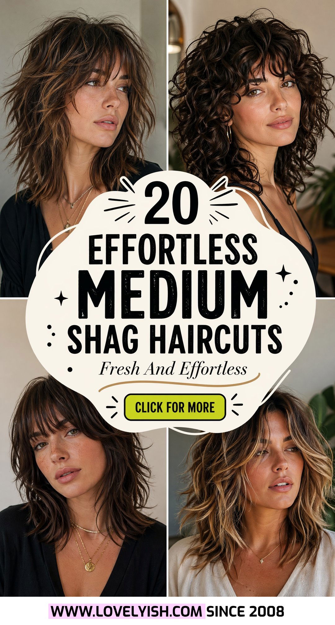 20 Effortless Medium Shag Haircut Ideas for a Fresh Look - 20 Effortless Medium Shag Haircut Ideas for a Fresh Look