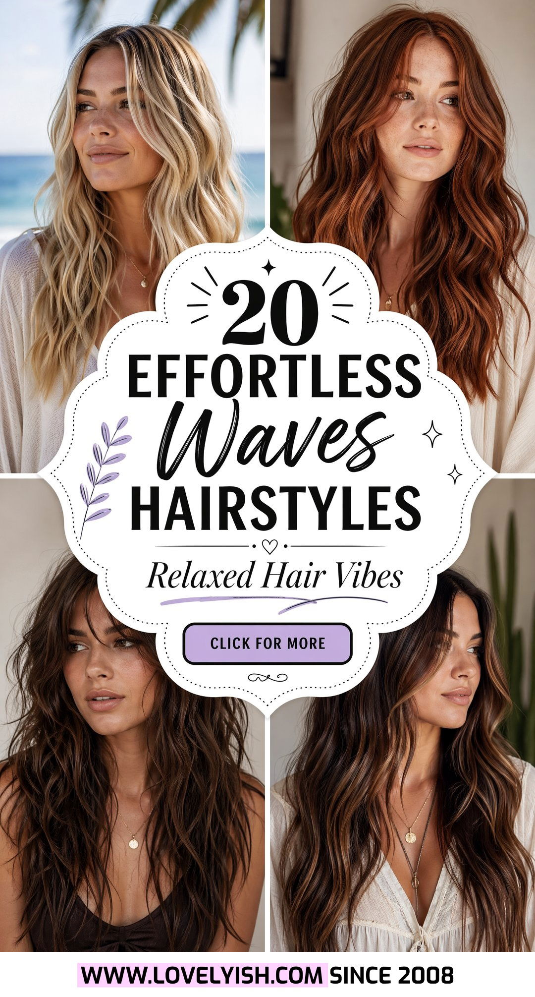 20 Effortless Waves Hairstyle Ideas for a Relaxed Vibe - 20 Effortless Waves Hairstyle Ideas for a Relaxed Vibe