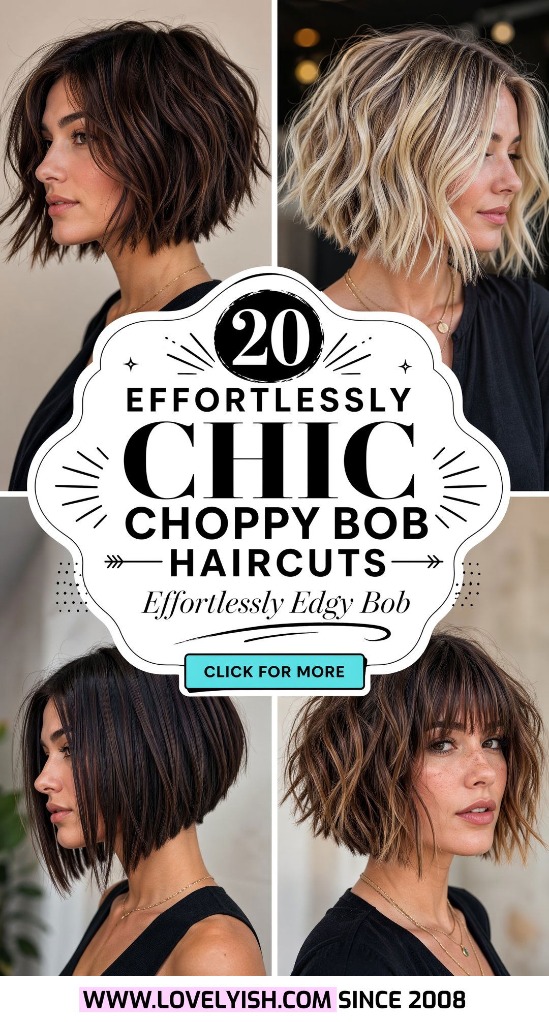 20 Effortlessly Chic Choppy Bob Haircut Ideas to Inspire - 20 Effortlessly Chic Choppy Bob Haircut Ideas to Inspire