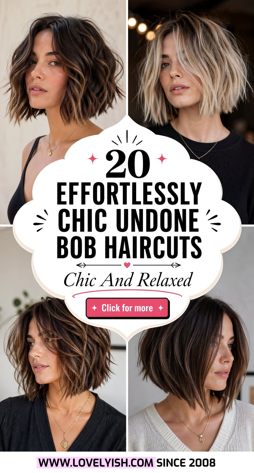 20 Effortlessly Chic Undone Bob Haircut Ideas to Try Now - 20 Effortlessly Chic Undone Bob Haircut Ideas to Try Now