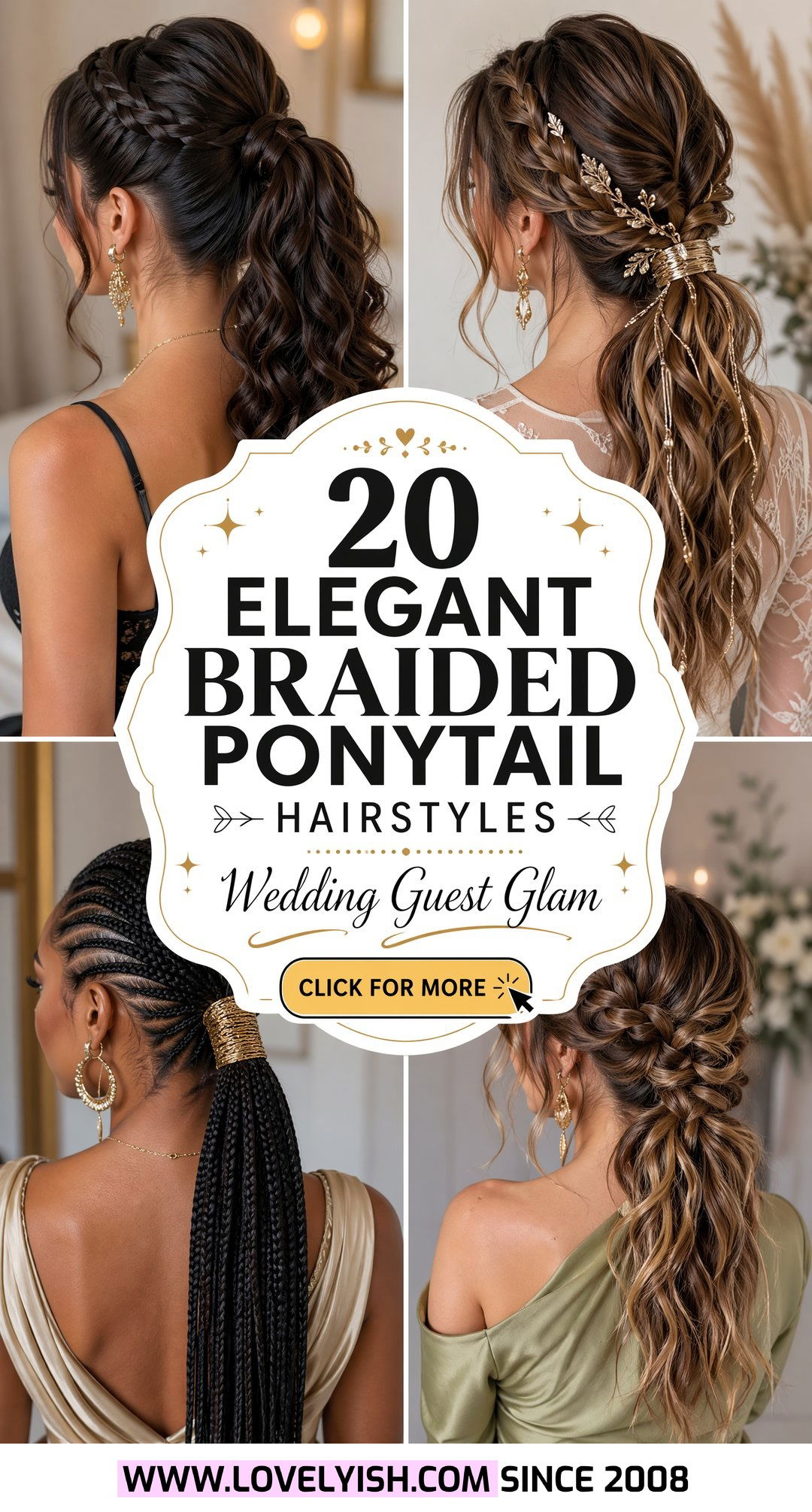 20 Elegant Braided Ponytail For Wedding Guest Hairstyles - 20 Elegant Braided Ponytail For Wedding Guest Hairstyles