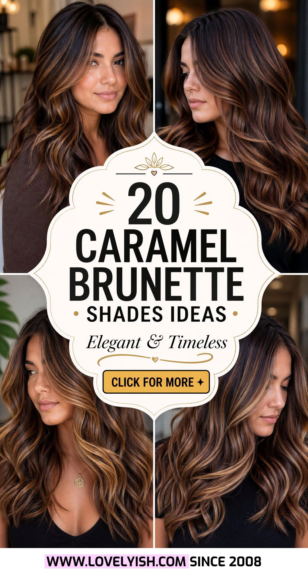 20 Elegant Caramel Brunette Shades Perfect for Mature Women - 20 Elegant Caramel Brunette Shades Perfect for Mature Women