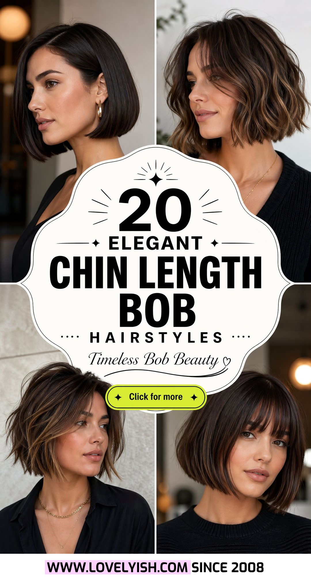 20 Elegant Chin Length Bob Hairstyles Perfect for Older Women - 20 Elegant Chin Length Bob Hairstyles Perfect for Older Women