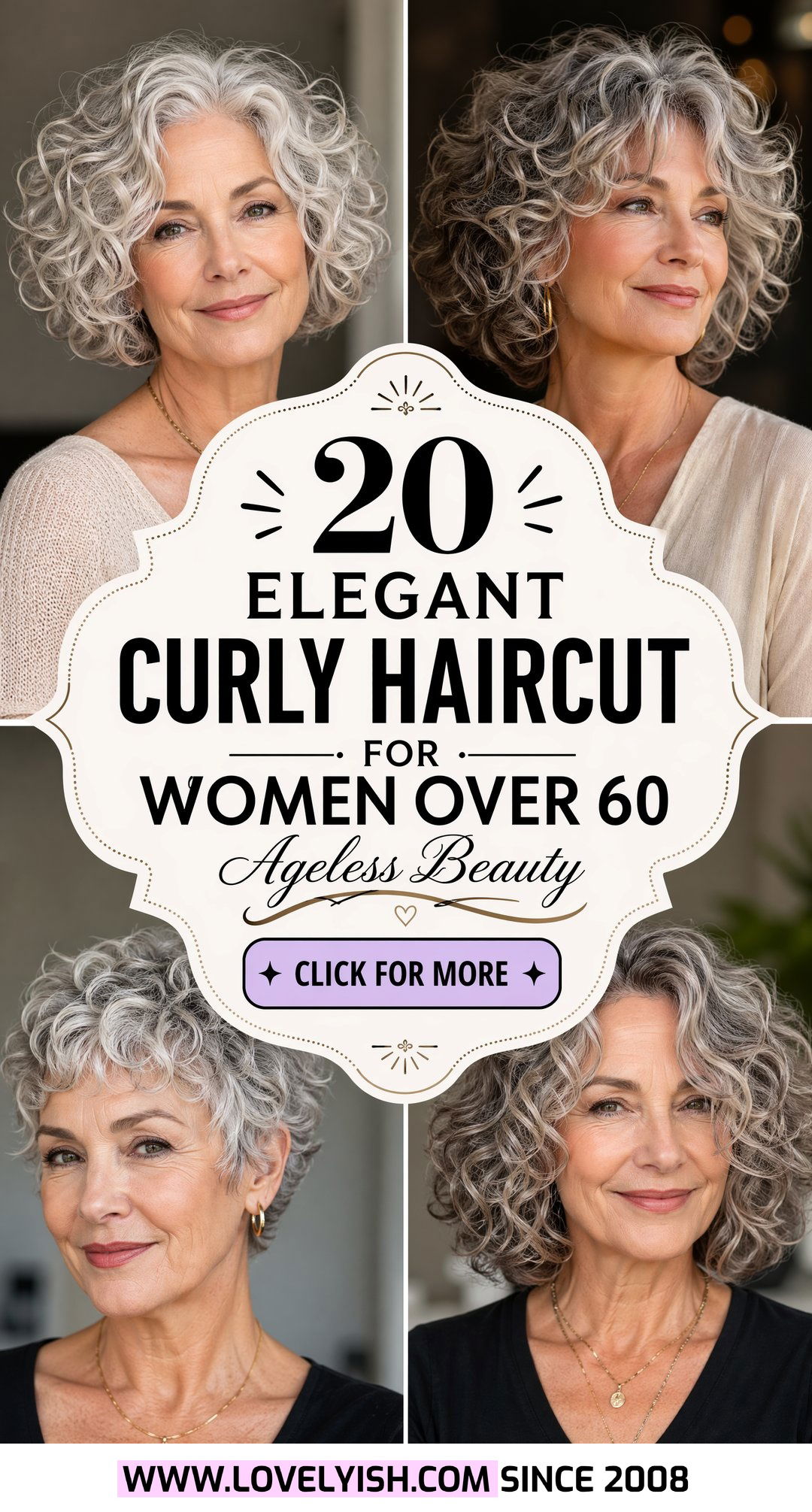 20 Elegant Curly Haircut for Women Over 60 to Look Fabulous - 20 Elegant Curly Haircut for Women Over 60 to Look Fabulous