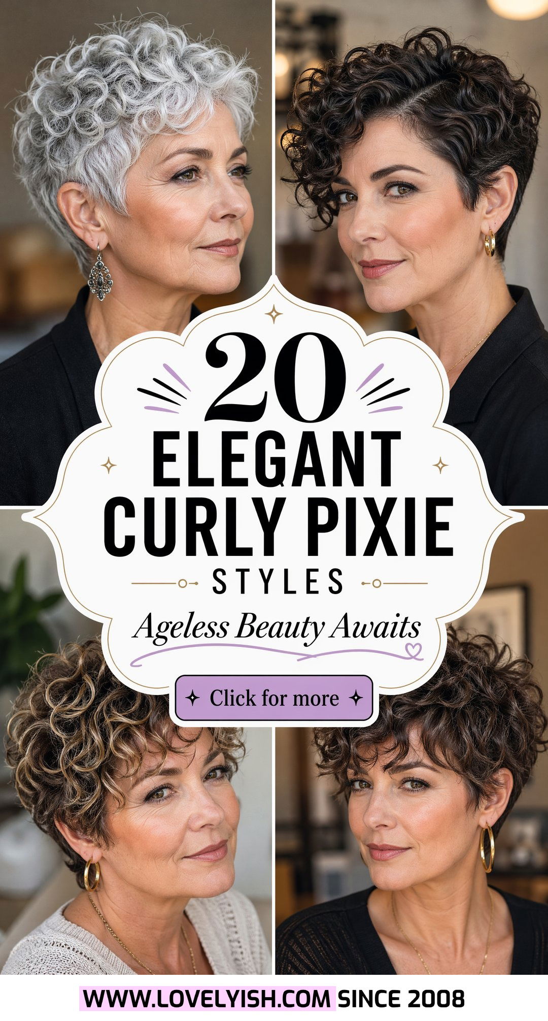 20 Elegant Curly Pixie Styles for Older Women to Try Now - 20 Elegant Curly Pixie Styles for Older Women to Try Now
