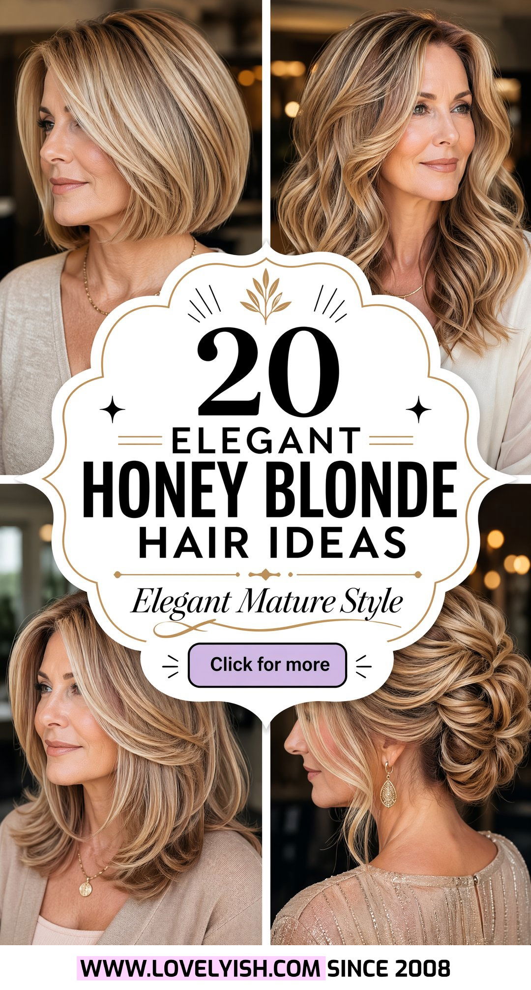 20 Elegant Honey Blonde Hair Ideas Perfect for Mature Women - 20 Elegant Honey Blonde Hair Ideas Perfect for Mature Women