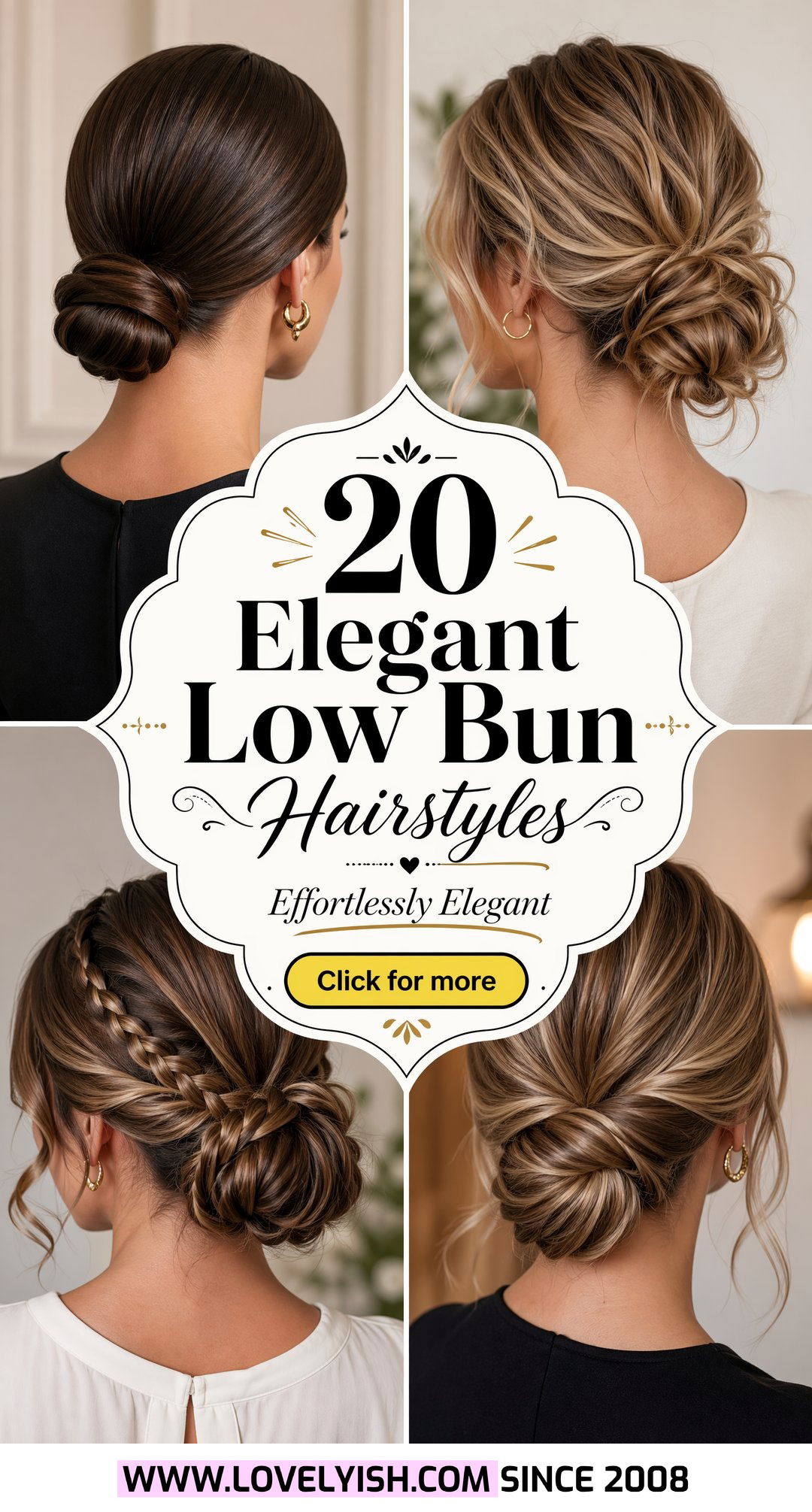 20 Elegant Low Bun Hairstyles You Need to Try Right Now - 20 Elegant Low Bun Hairstyles You Need to Try Right Now