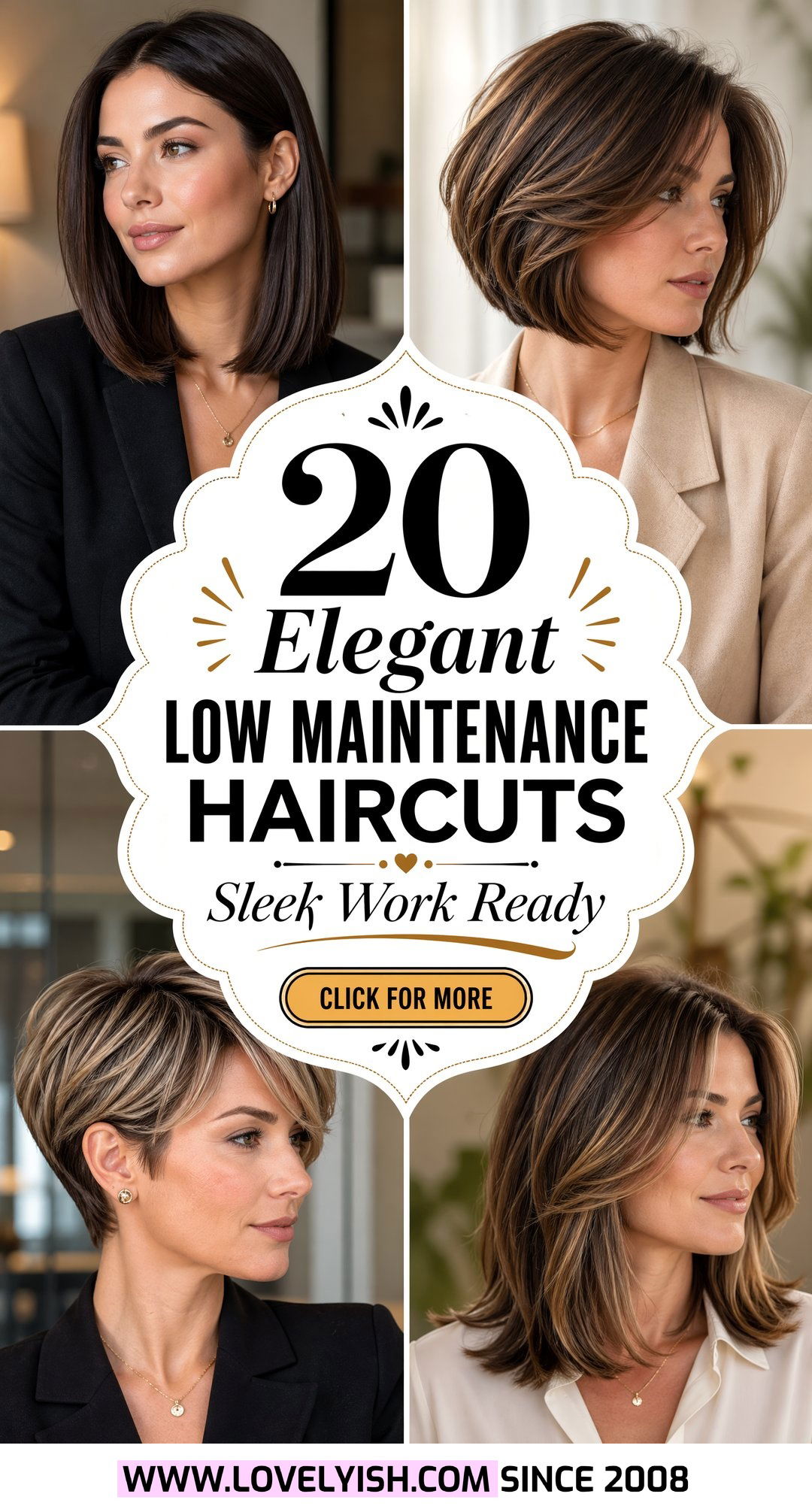 20 Elegant Low Maintenance Haircuts for Professional Women - 20 Elegant Low Maintenance Haircuts for Professional Women