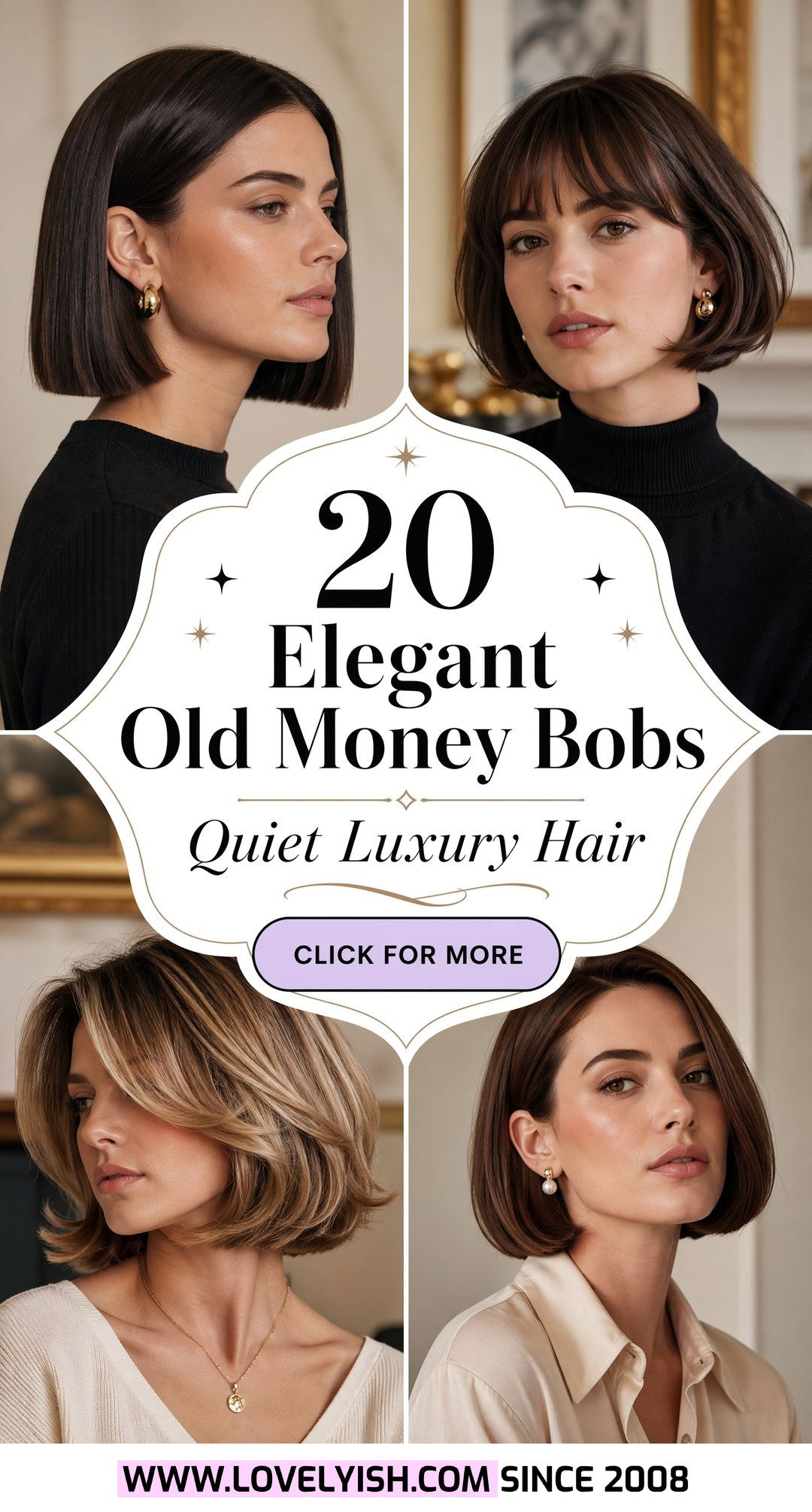 20 Elegant Old Money Bob for Mature Women to Try This Year - 20 Elegant Old Money Bob for Mature Women to Try This Year