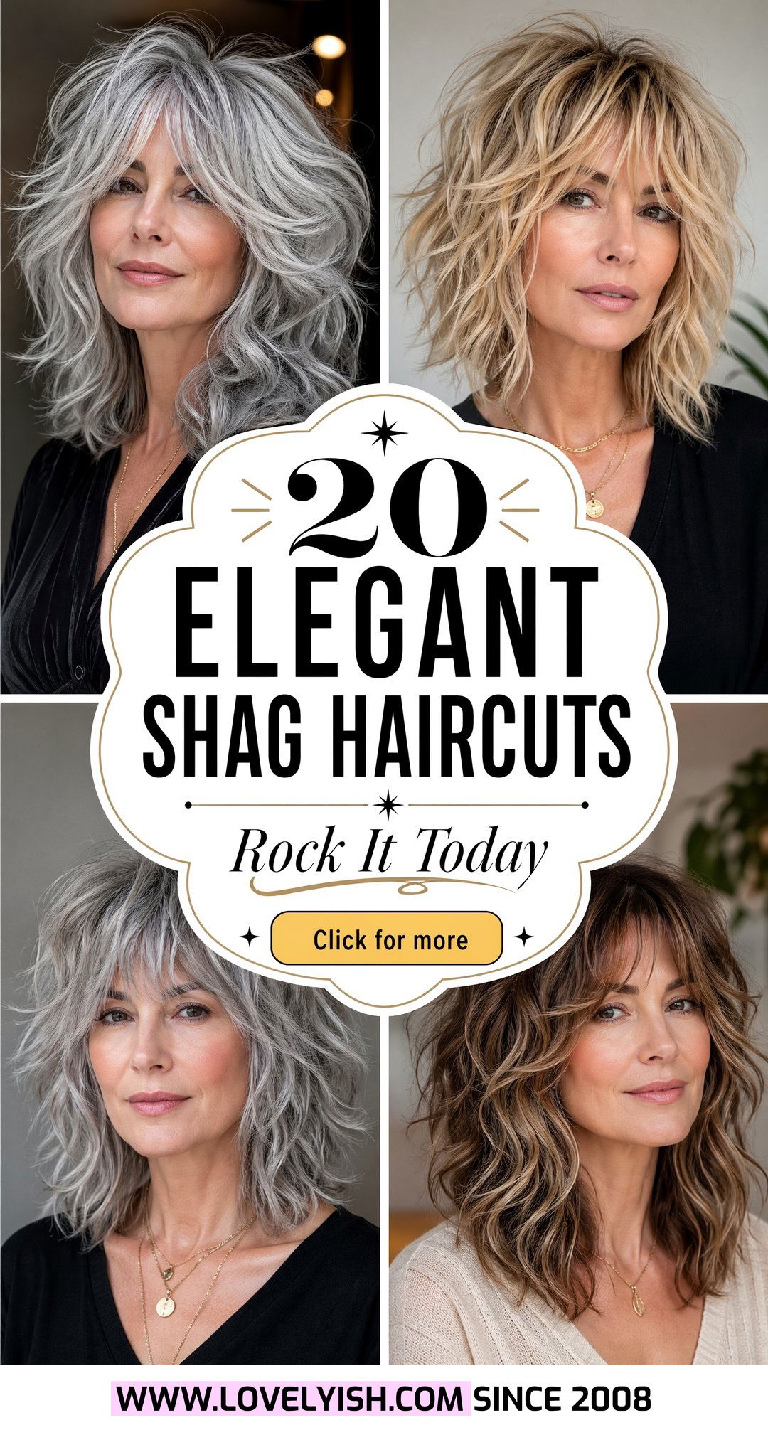 20 Elegant Shag Haircut for Older Women to Rock Today - 20 Elegant Shag Haircut for Older Women to Rock Today