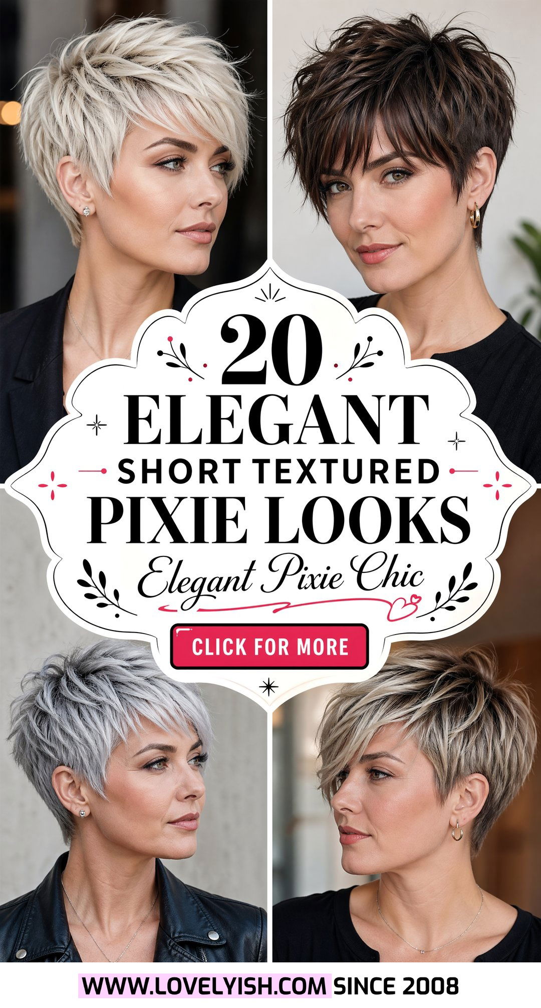 20 Elegant Short Textured Pixie Looks For Women Over 60 - 20 Elegant Short Textured Pixie Looks For Women Over 60