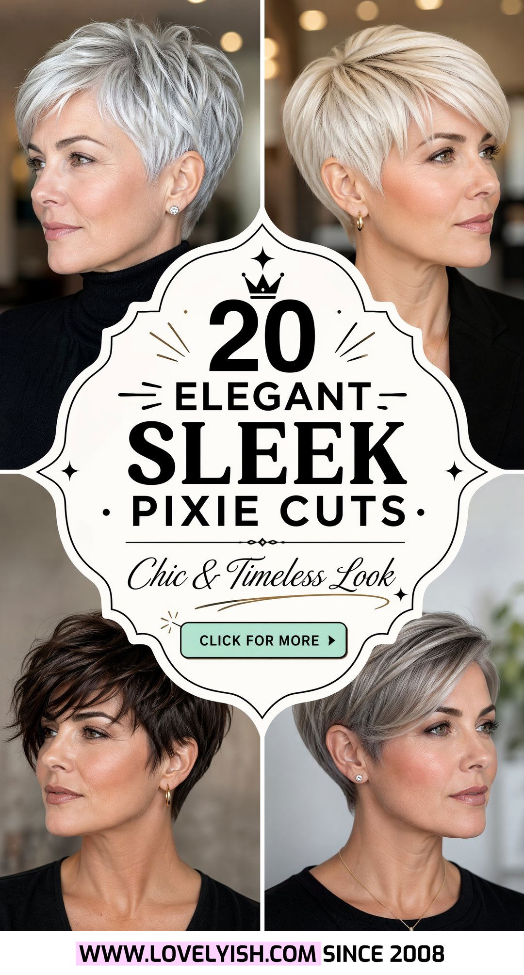 20 Elegant Sleek Pixie Cuts for Older Women to Try Now - 20 Elegant Sleek Pixie Cuts for Older Women to Try Now