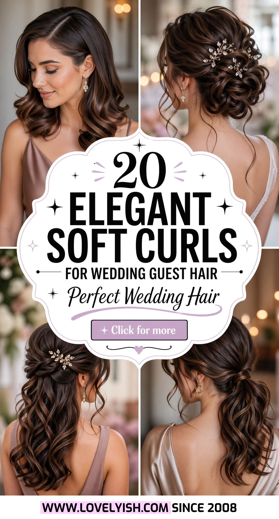 20 Elegant Soft Curls for Wedding Guest Hair to Try Now - 20 Elegant Soft Curls for Wedding Guest Hair to Try Now