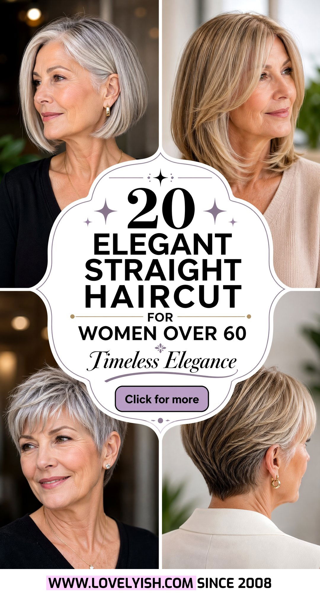 20 Elegant Straight Haircut for Women Over 60 to Try Now - 20 Elegant Straight Haircut for Women Over 60 to Try Now