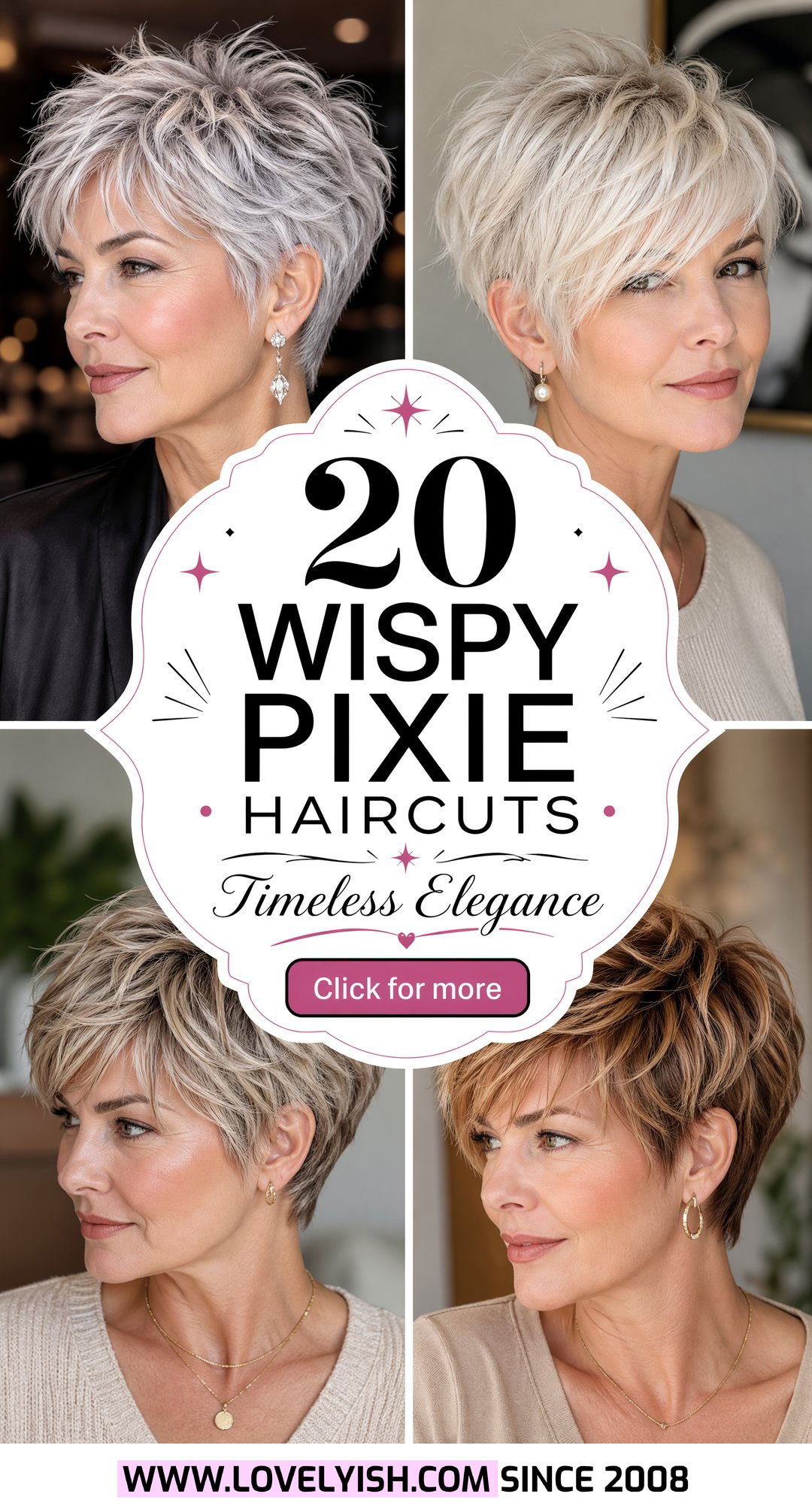 20 Elegant Wispy Pixie Haircut For Older Women To Try Now - 20 Elegant Wispy Pixie Haircut For Older Women To Try Now