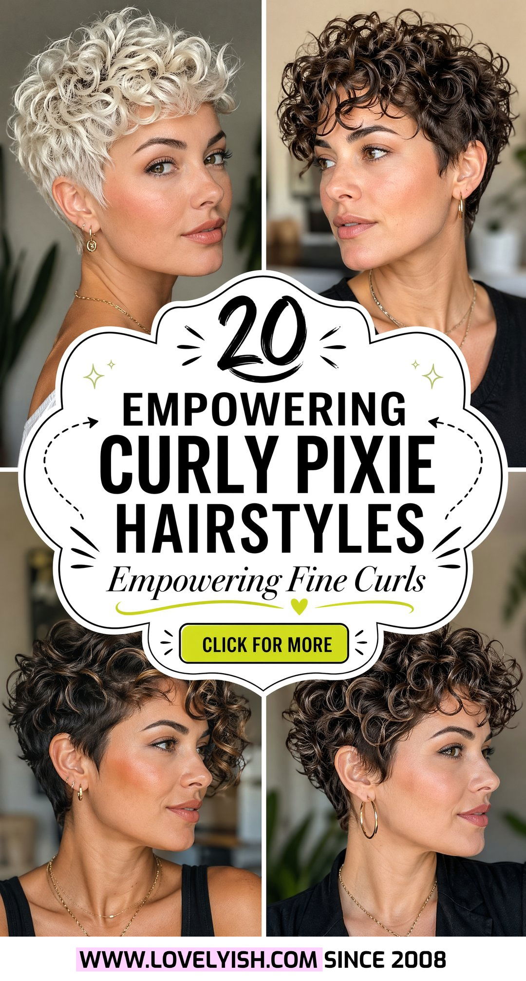 20 Empowering Curly Pixie Hairstyles for Fine Curls Women - 20 Empowering Curly Pixie Hairstyles for Fine Curls Women